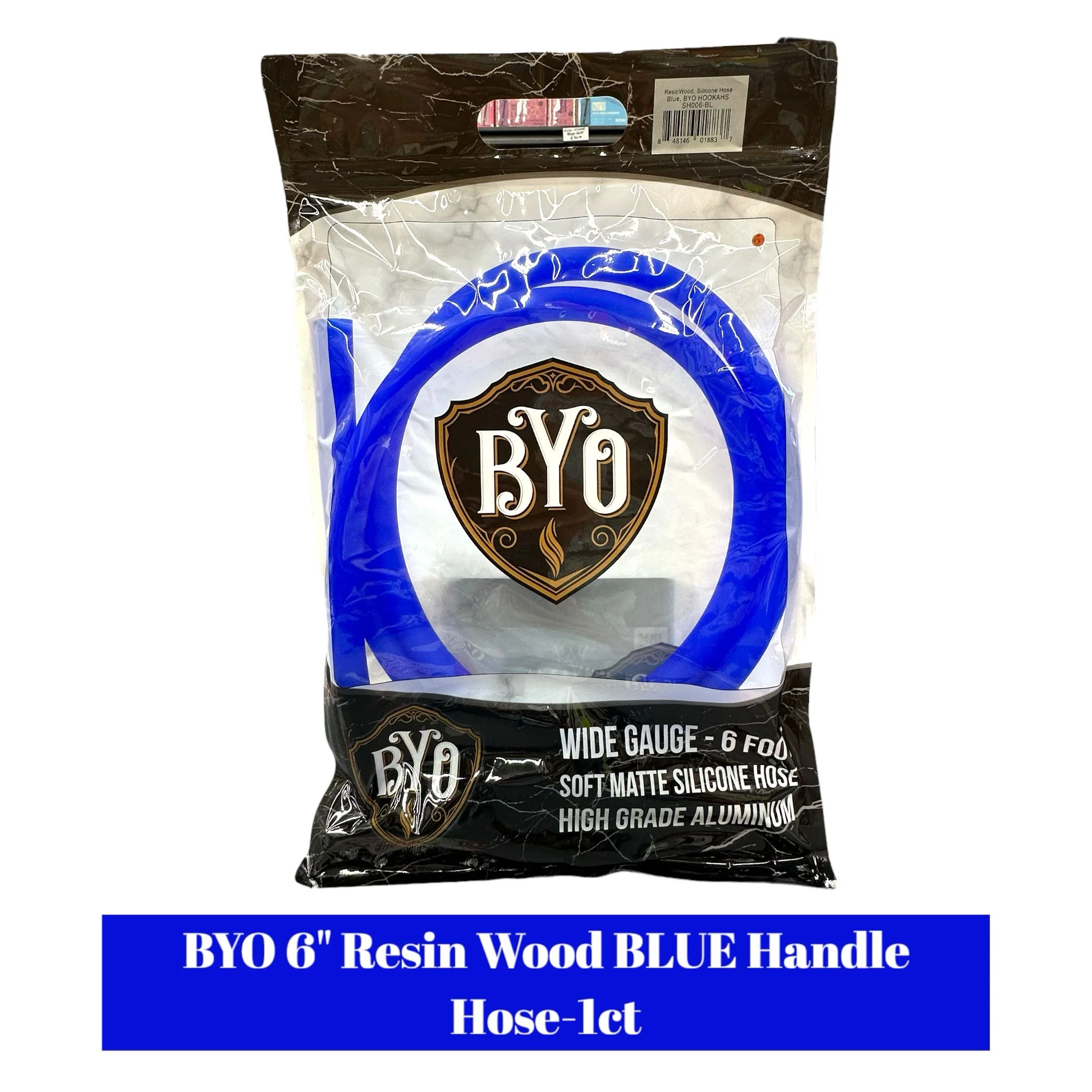 B.Y.O 6" Resin Wood Handle Hose-1ct - Image 3