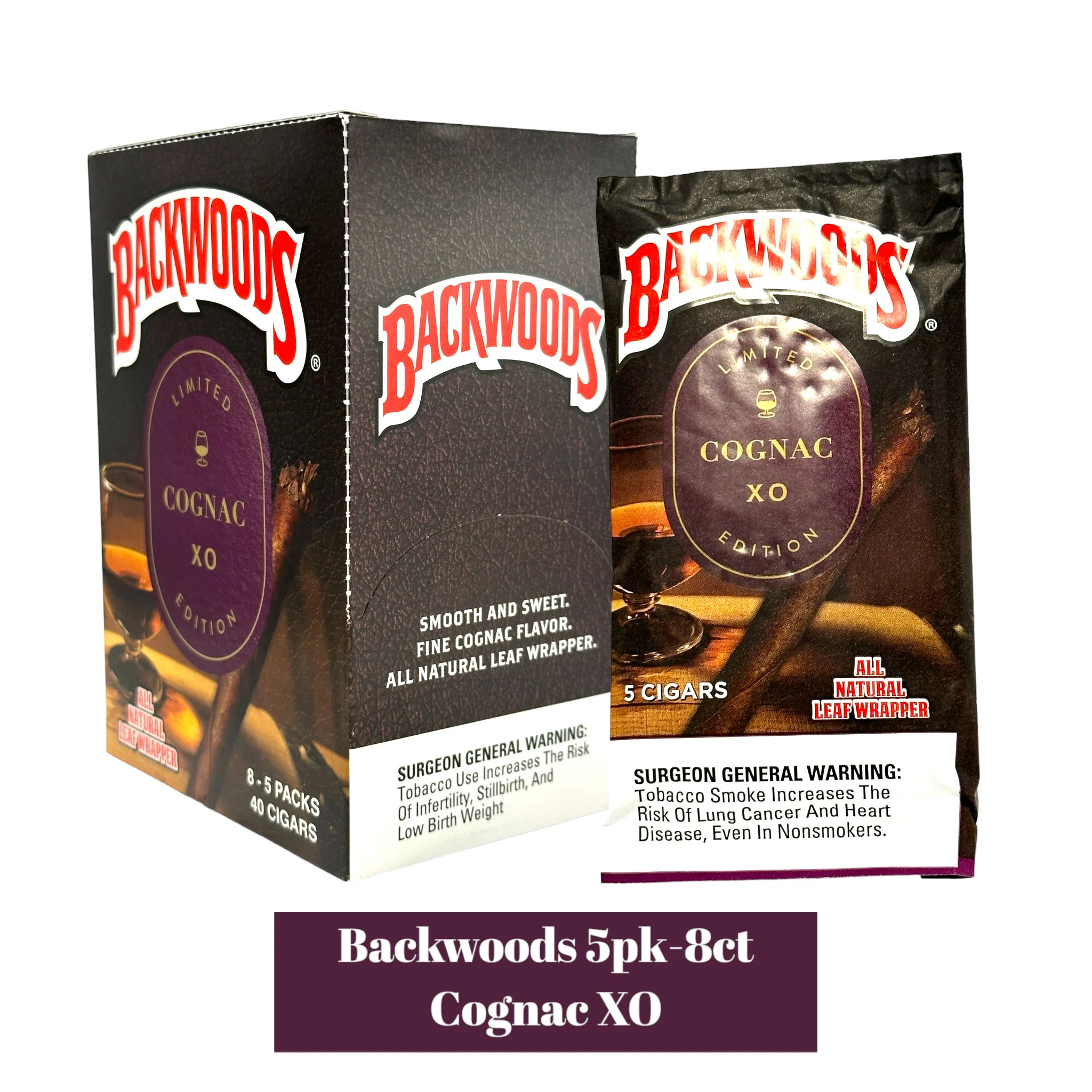 Backwoods Cigars 5pack Display- 8ct - Image 11