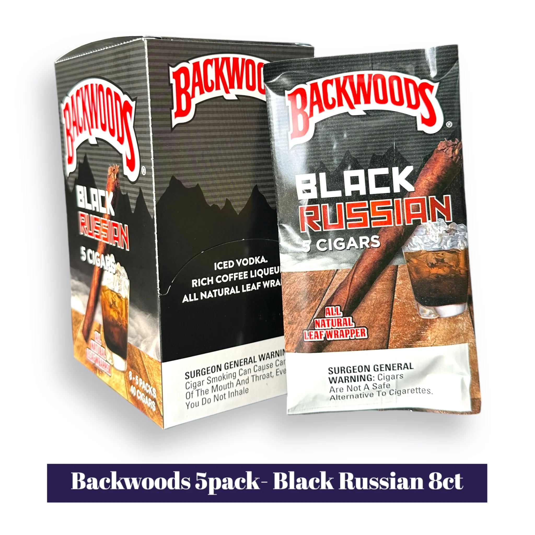 Backwoods Cigars 5pack Display- 8ct - Image 19