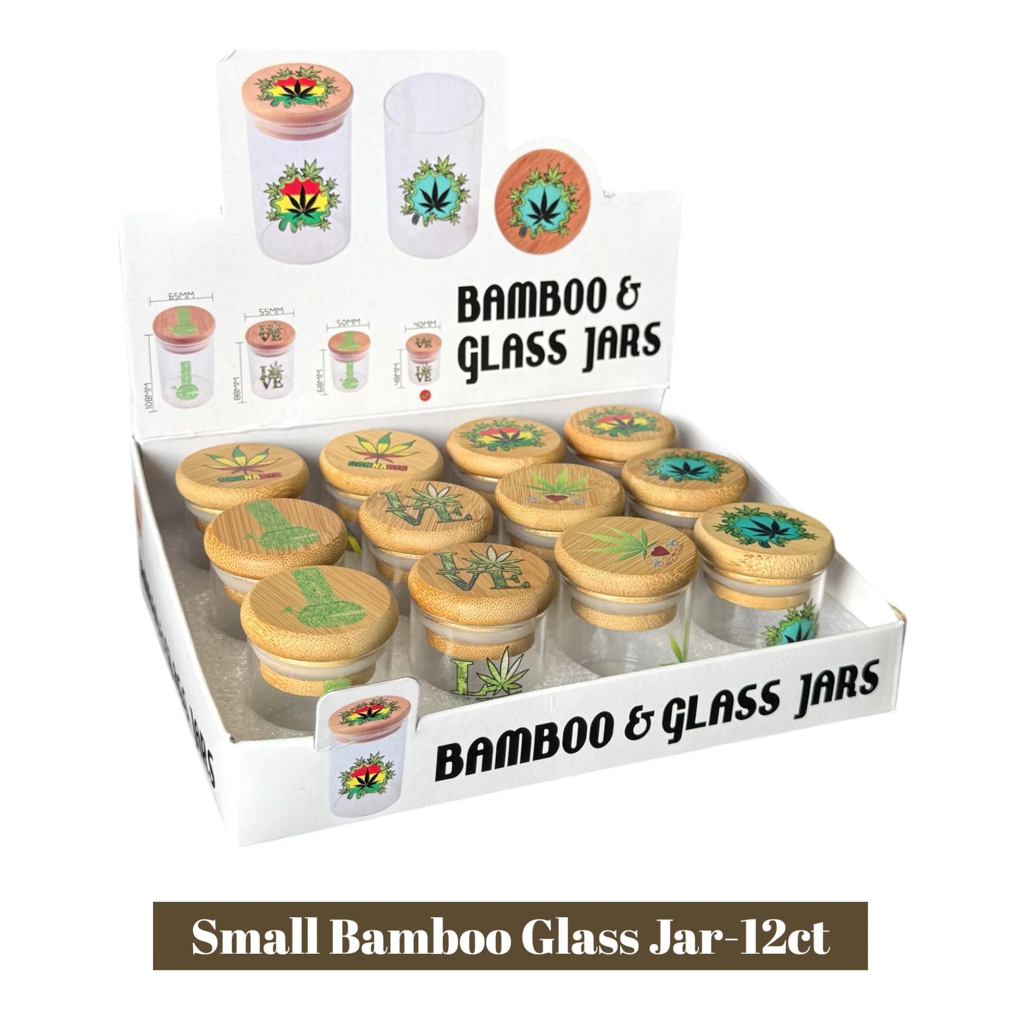 Bamboo Glass Jars - Image 5