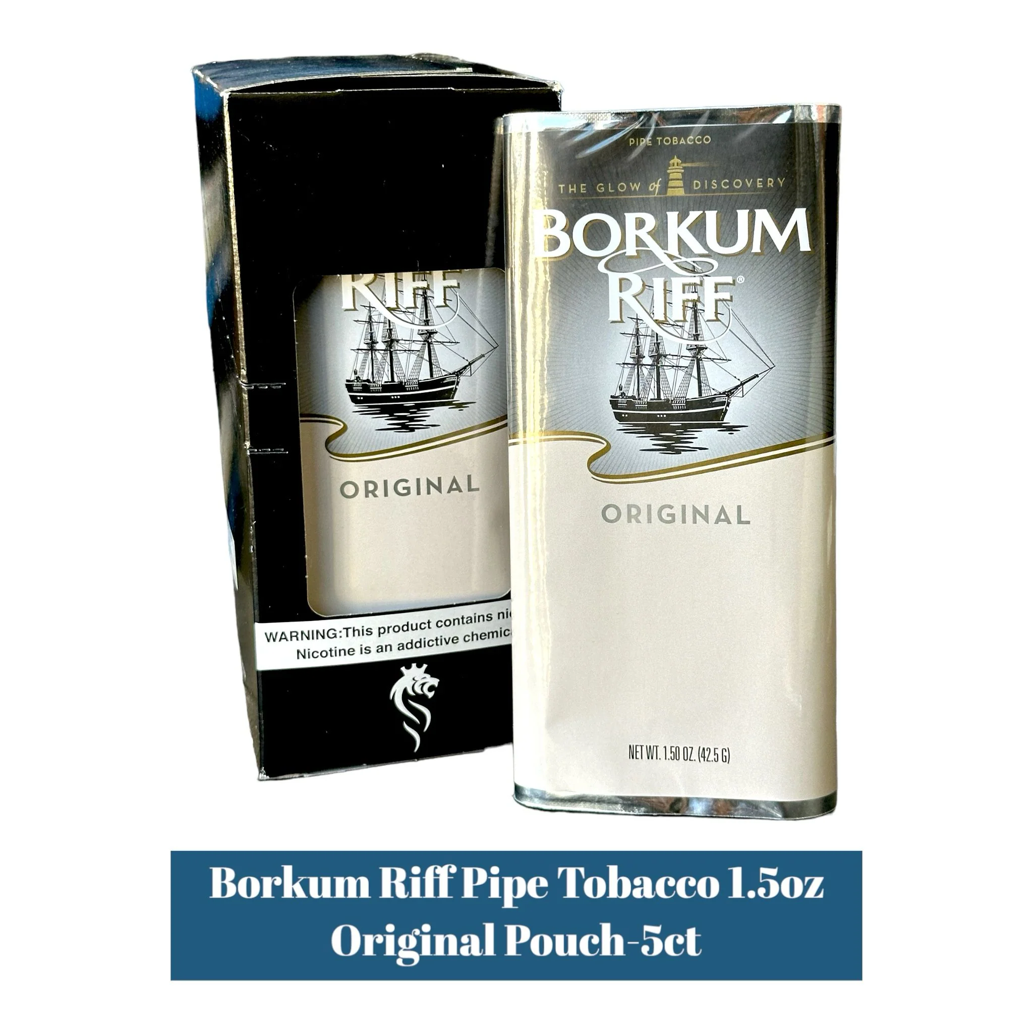 Borkum Riff Pipe Tobacco 1.50z Pouch - 5ct - Image 2