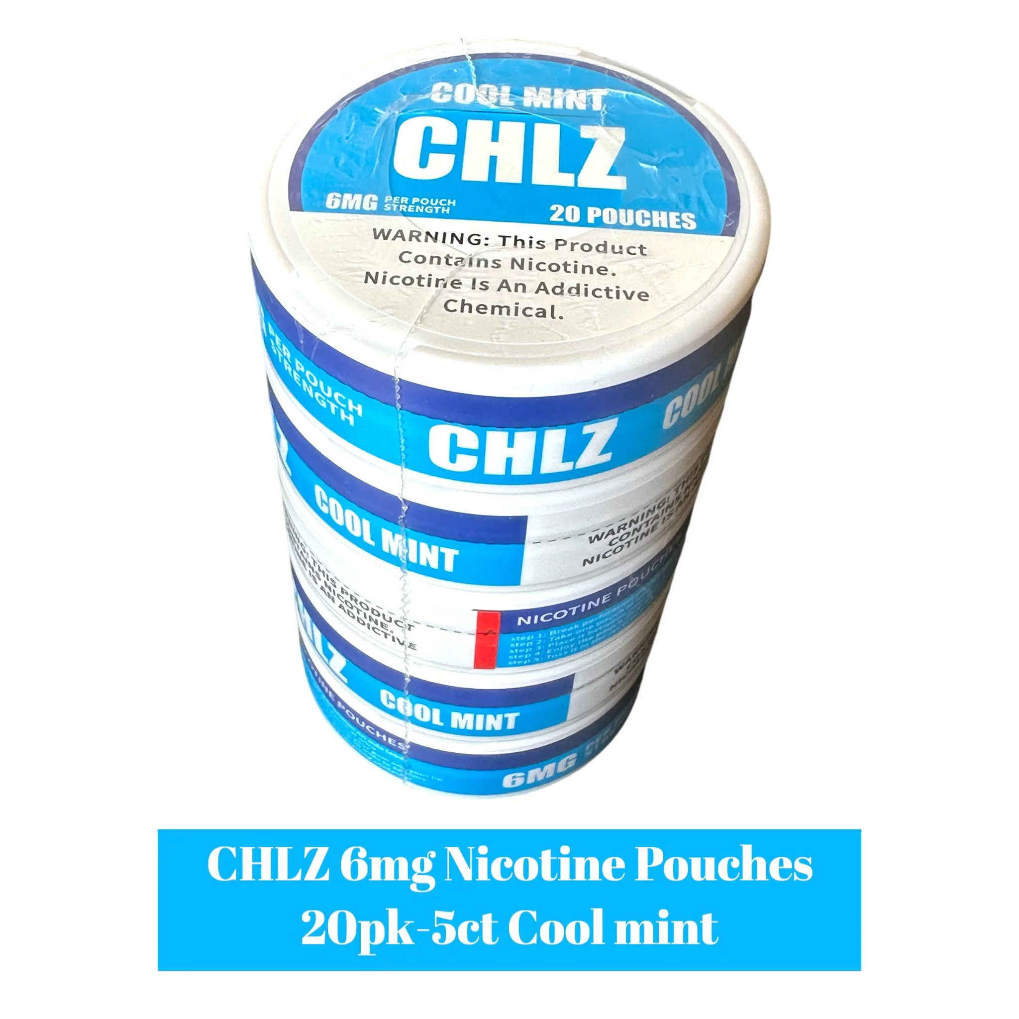 CHLZ Nicotine Pouch 6mg 20pk - 5ct - Image 3