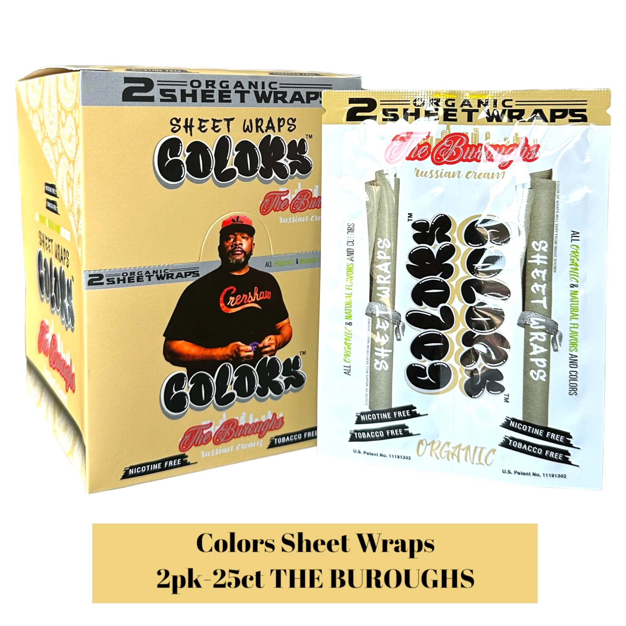 COLORS Sheet Wraps Organic 2pk-25ct - Image 3