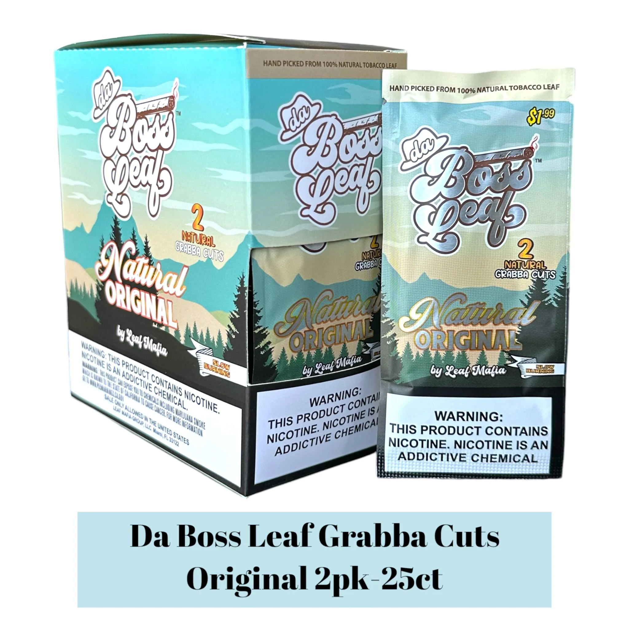 Da Boss Leaf Grabba Cuts 2pk- 25ct - Image 3