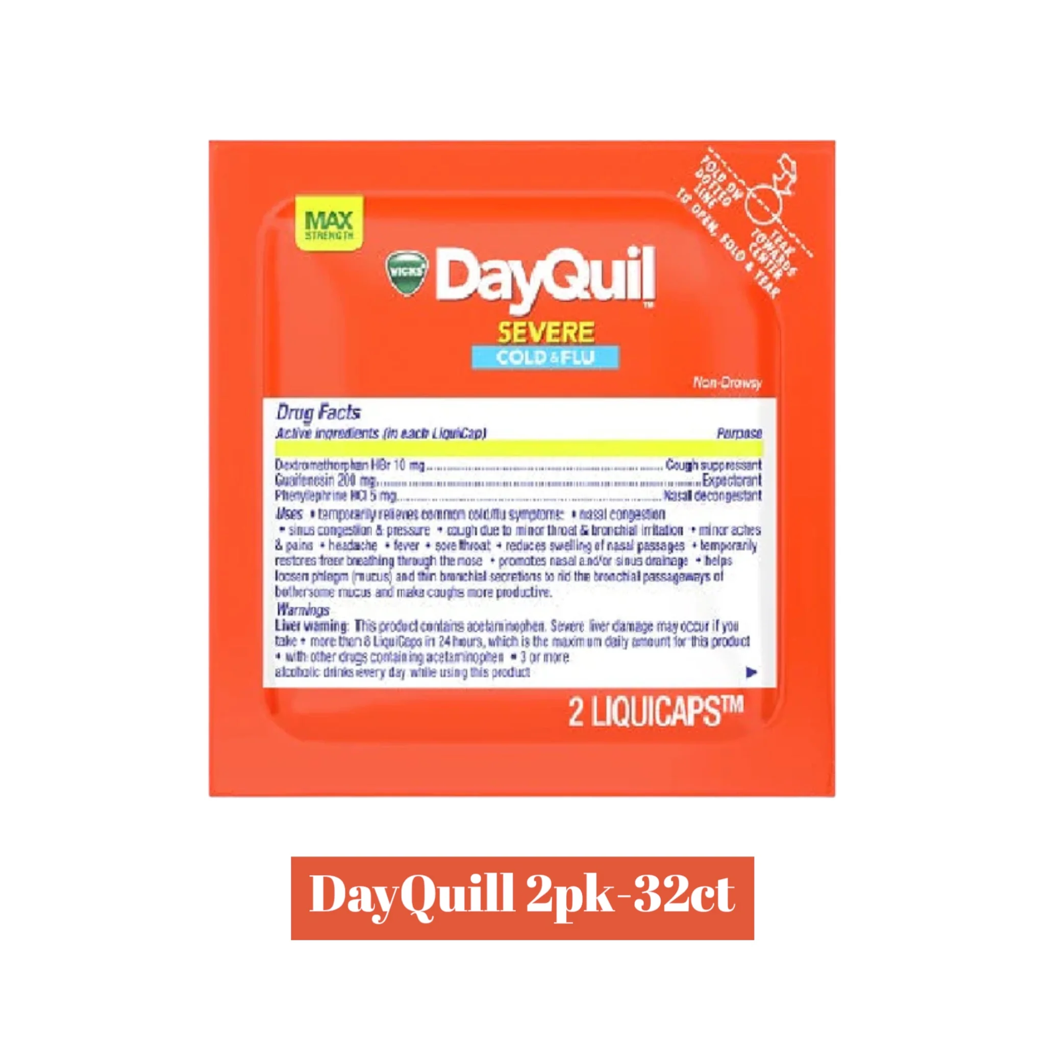 DayQuill Cols & Flu Caplets 2pk- 32ct - Image 2