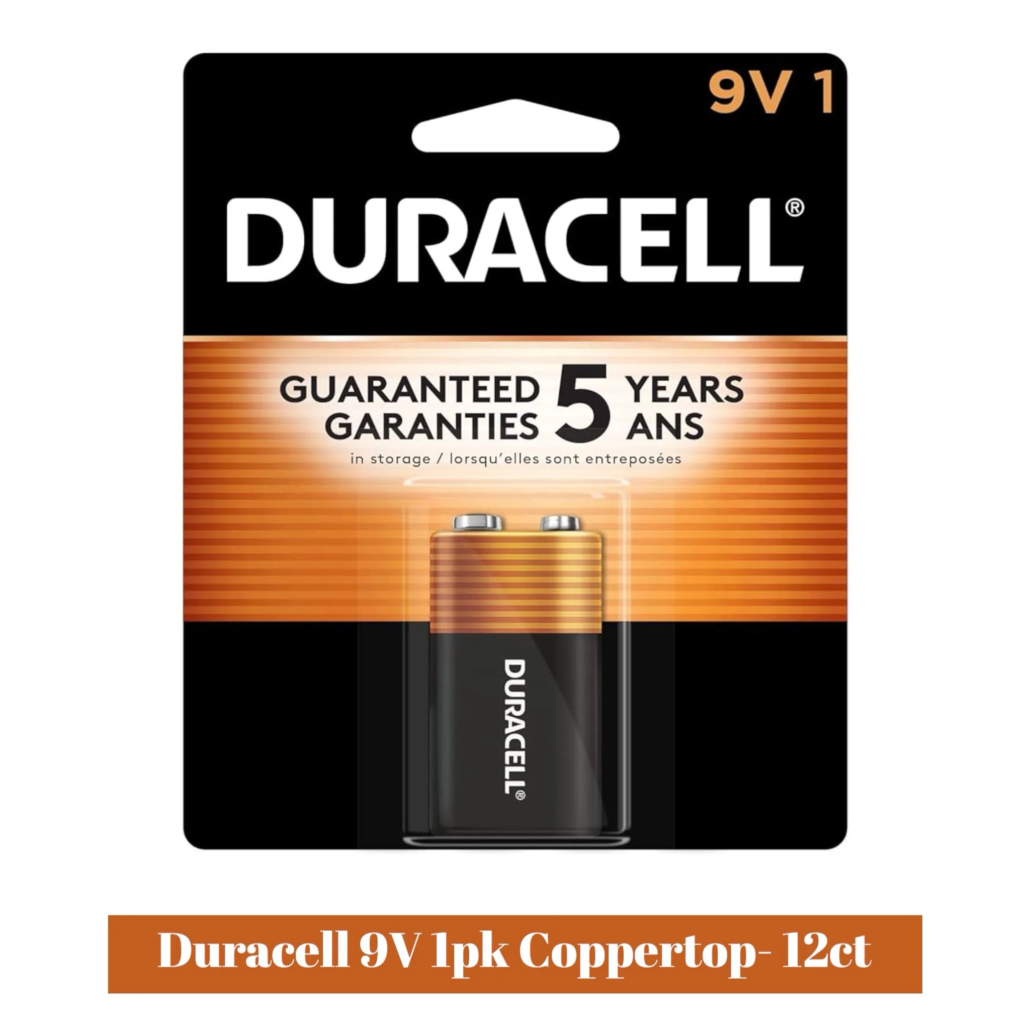 Duracell 9V 1pk Coppertop- 12ct - Image 2