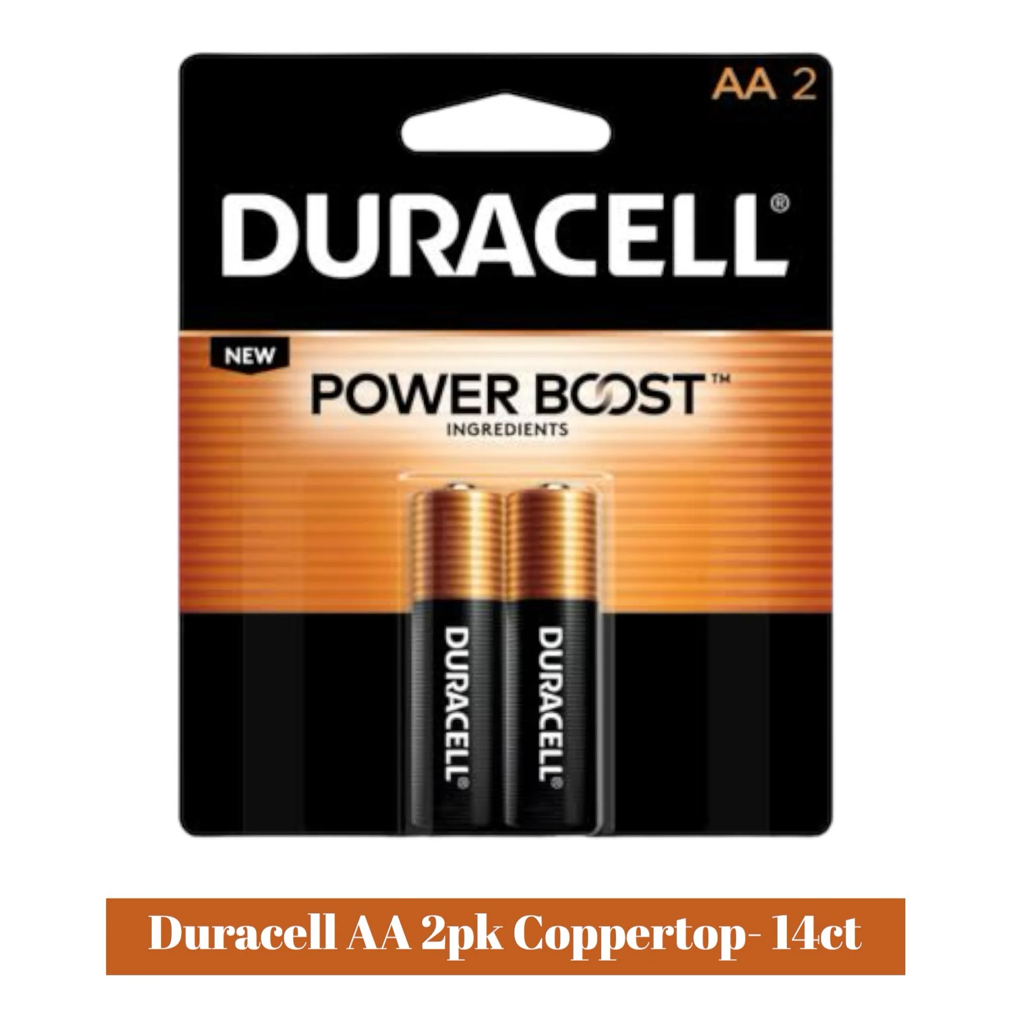 Duracell AA 2pk Coppertop- 14ct - Image 2