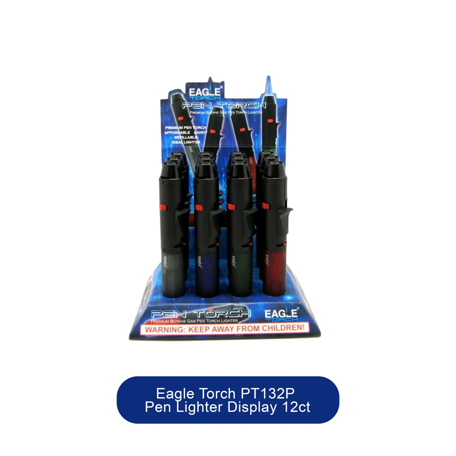 Eagle Torch PT132P Pen Lighter Display 12ct - Image 2