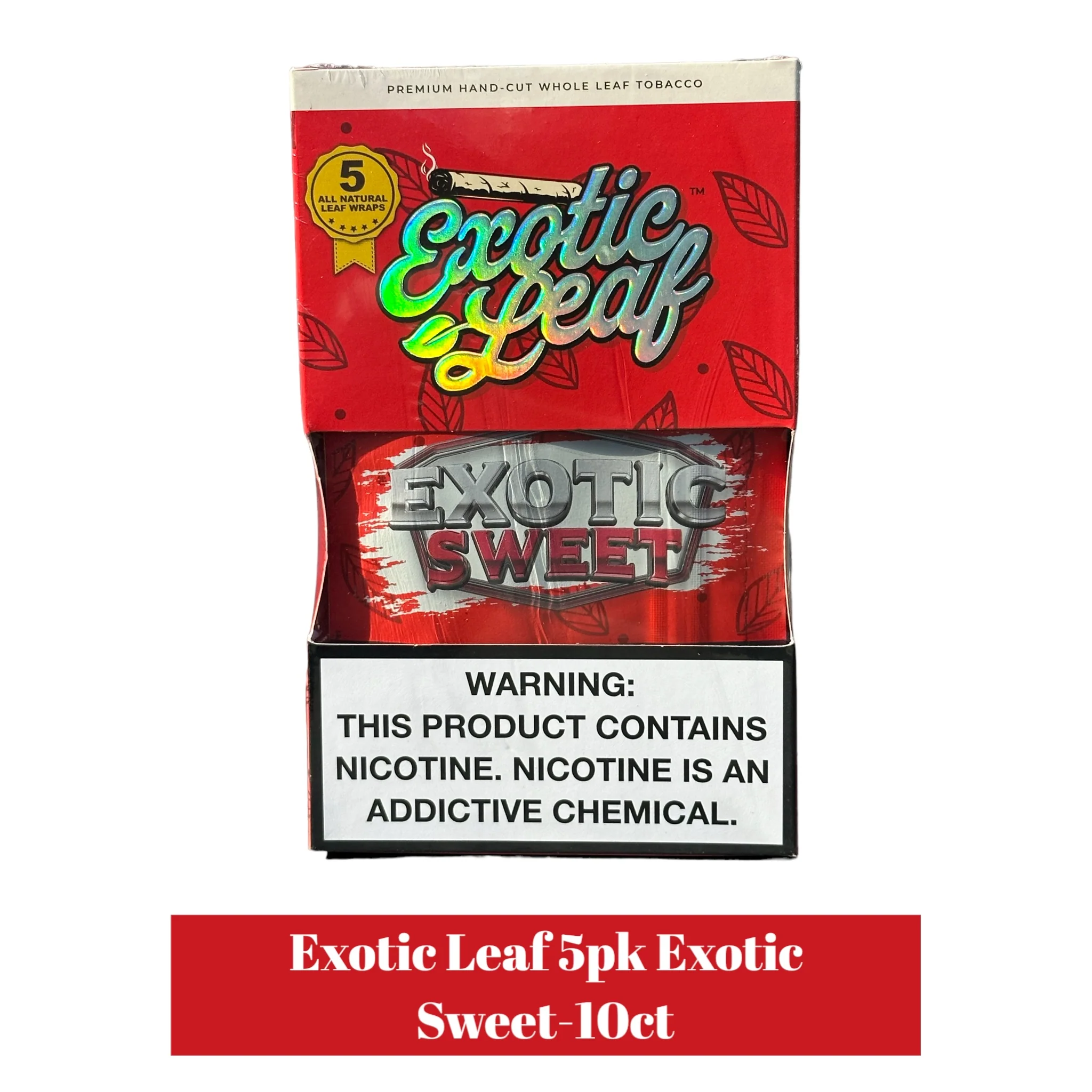 Exotic Leaf Blunt Wraps 5pk Display- 10ct - Image 6