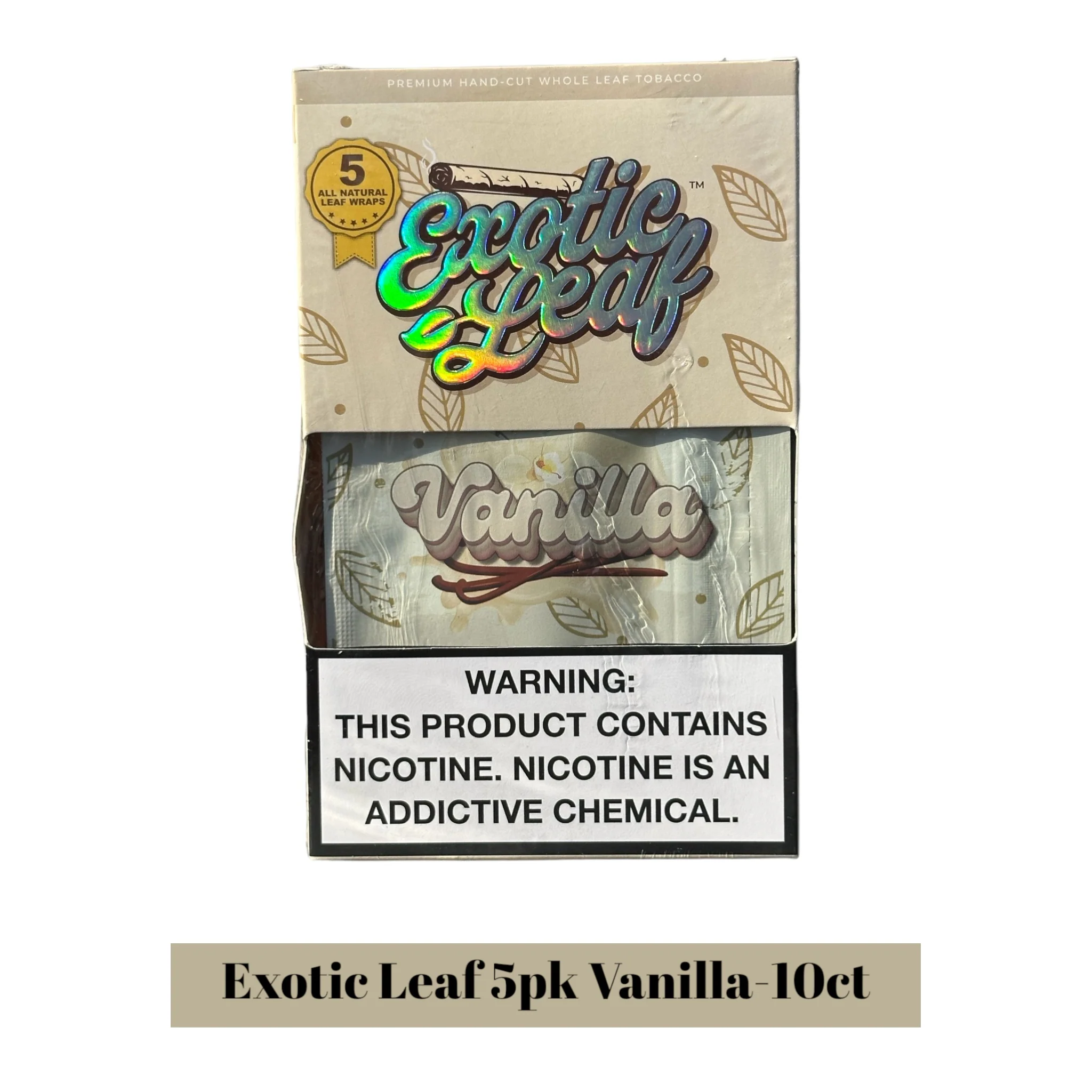 Exotic Leaf Blunt Wraps 5pk Display- 10ct - Image 7