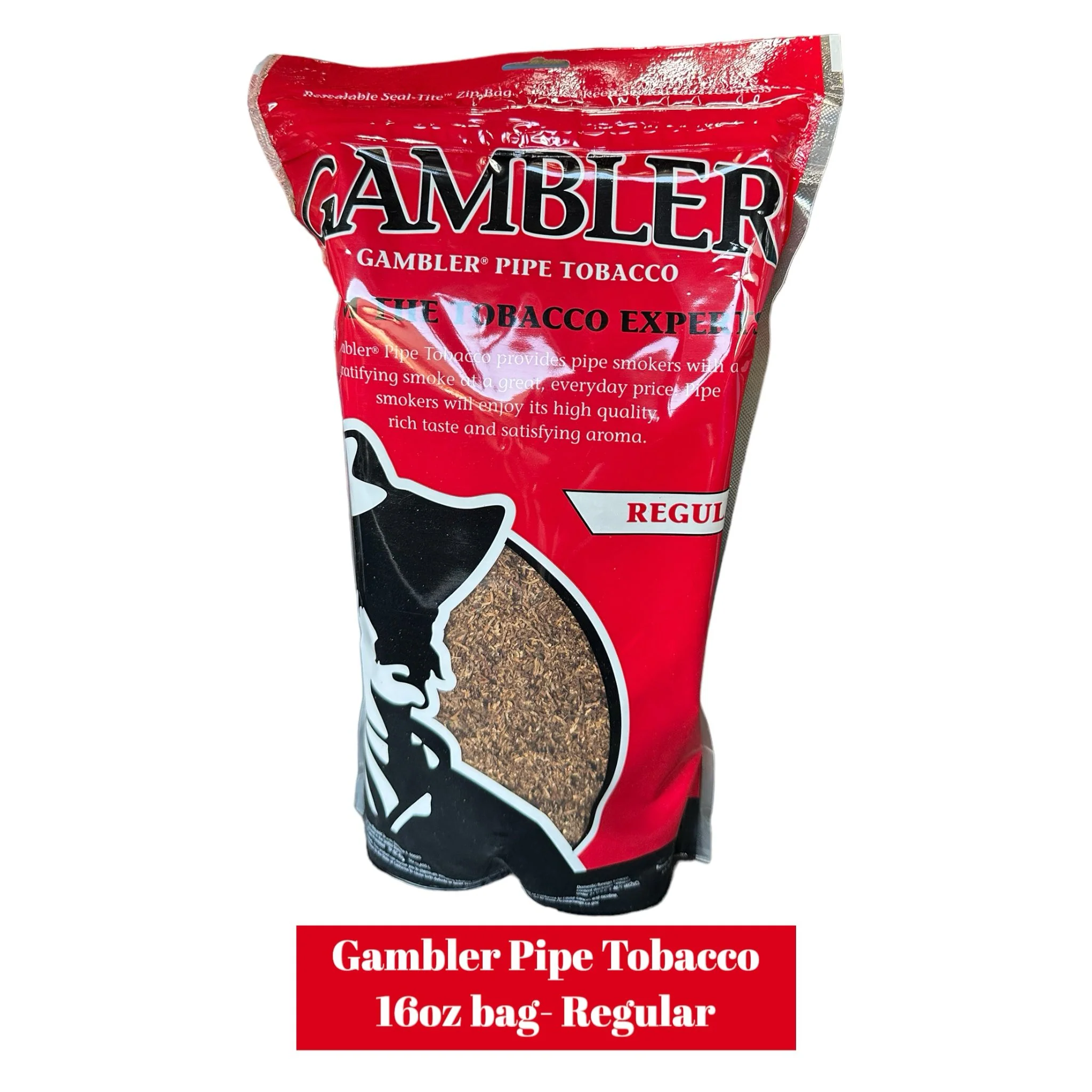Gambler Pipe Tobacco Bag - 16oz - Image 4