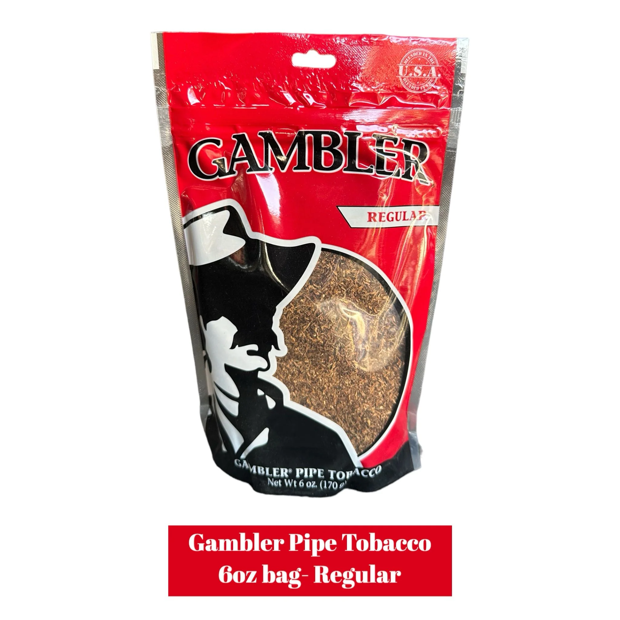 Gambler Pipe Tobacco Bag - 6oz - Image 5