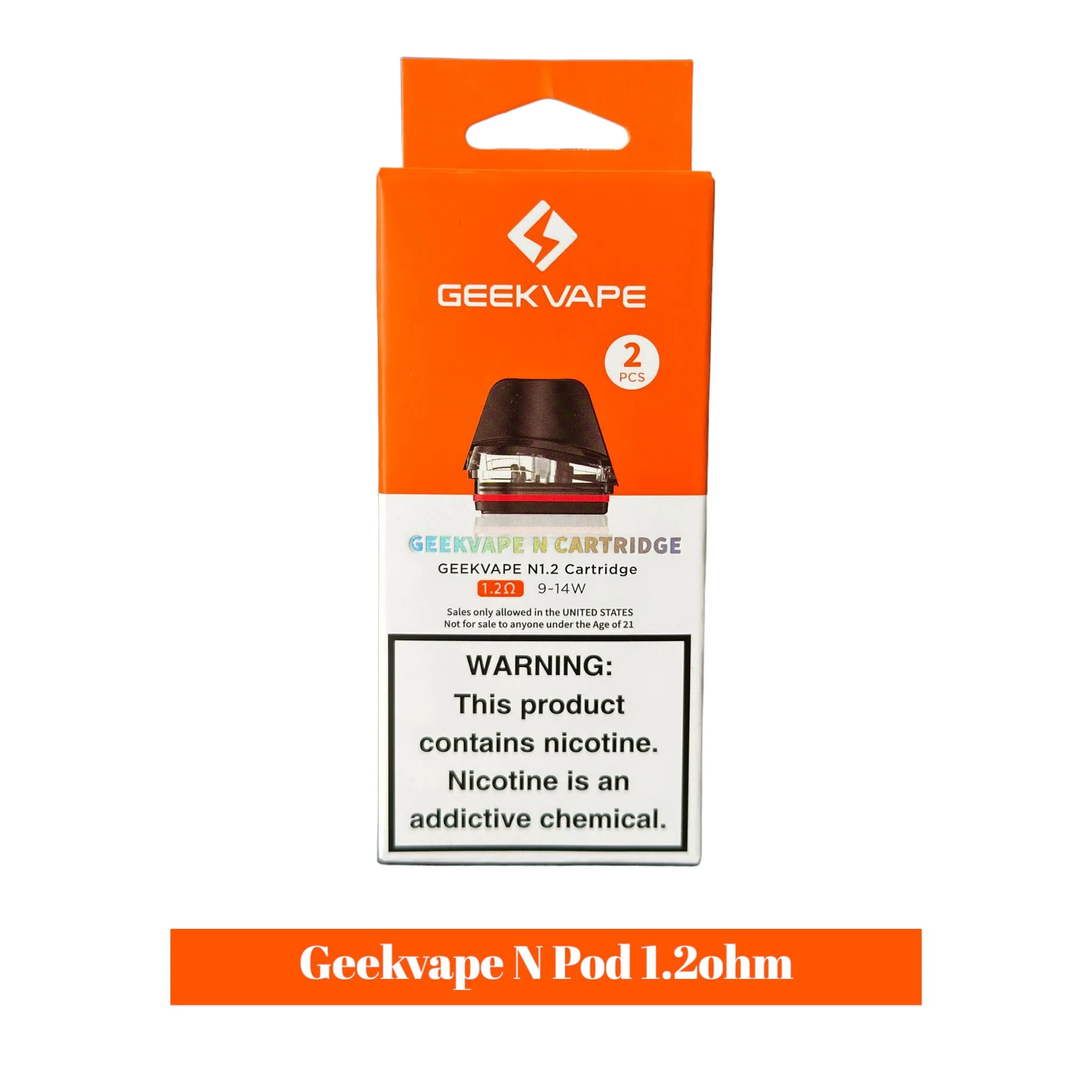 Geekvape N Cartridge Replacement Pods -2pcs - Image 2