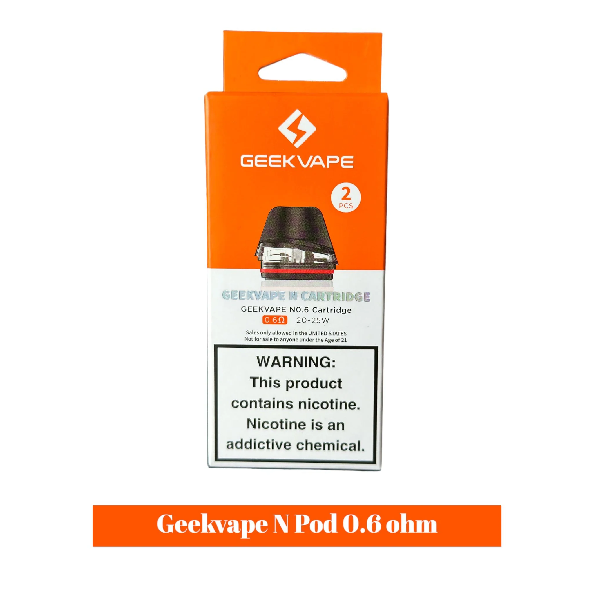 Geekvape N Cartridge Replacement Pods -2pcs - Image 3