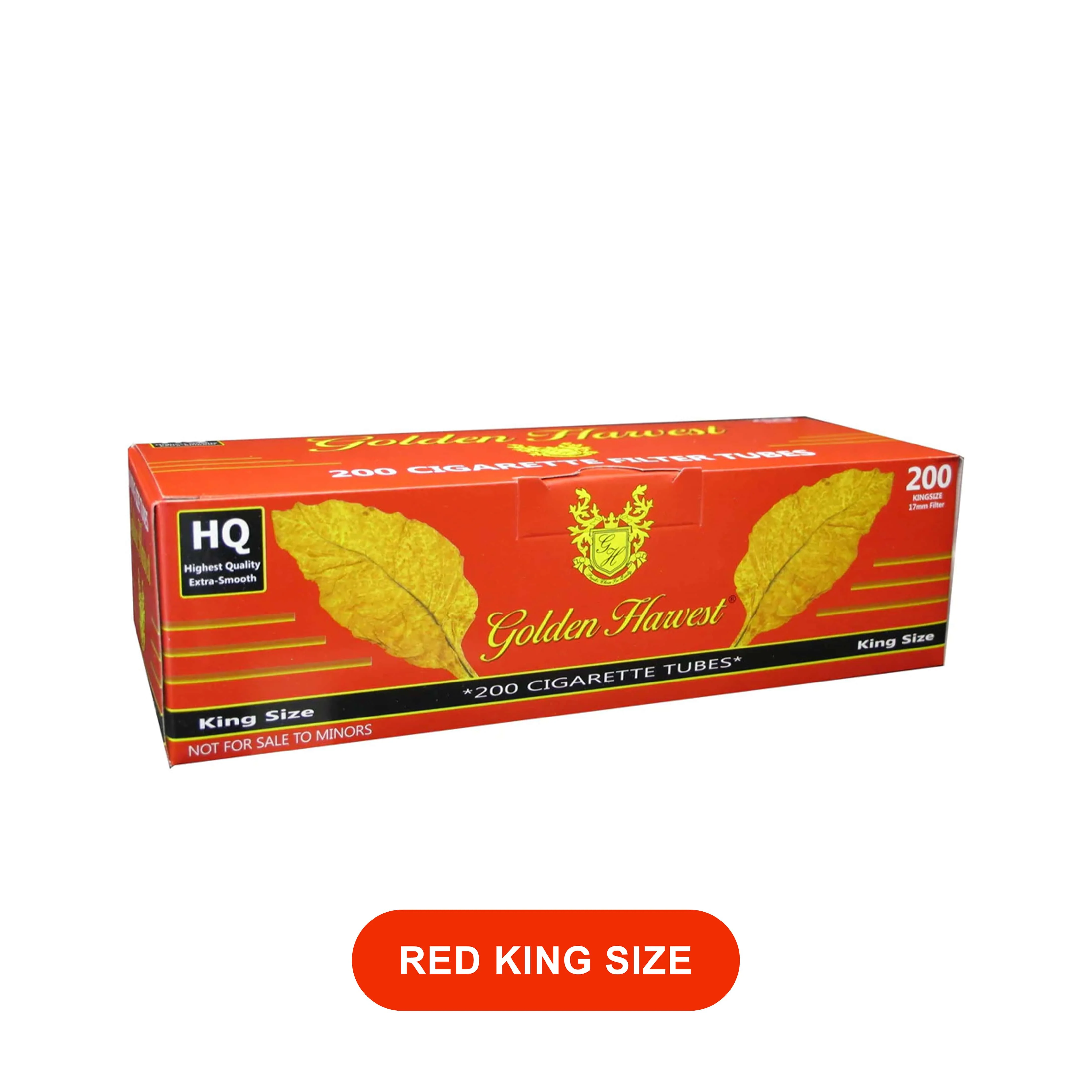 Golden Harvest Empty Cigarette King Tubes 200ct- 5Pack - Image 4