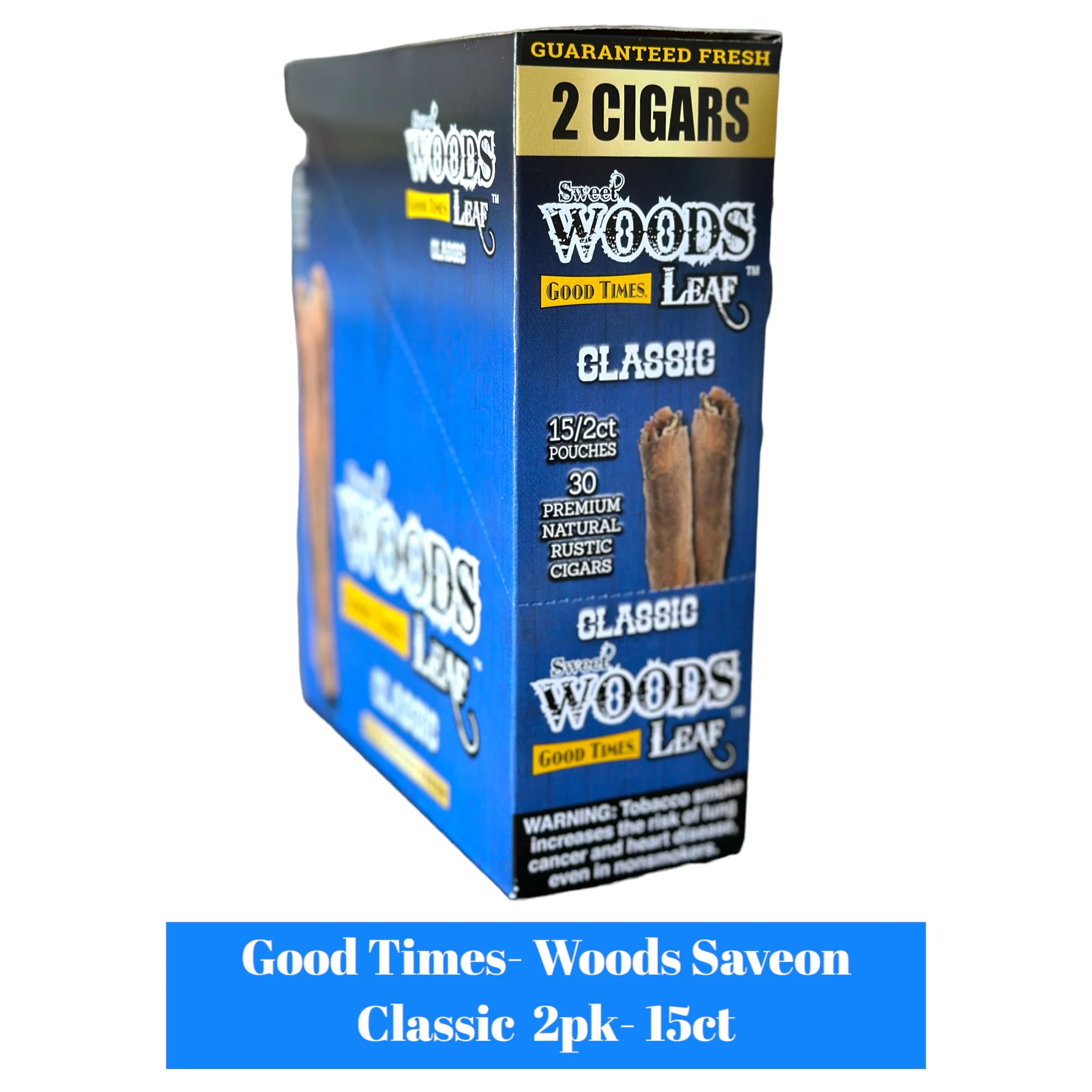 Good Times Woods Saveon Cigarillos Pouch 2pk Display- 15ct - Image 4