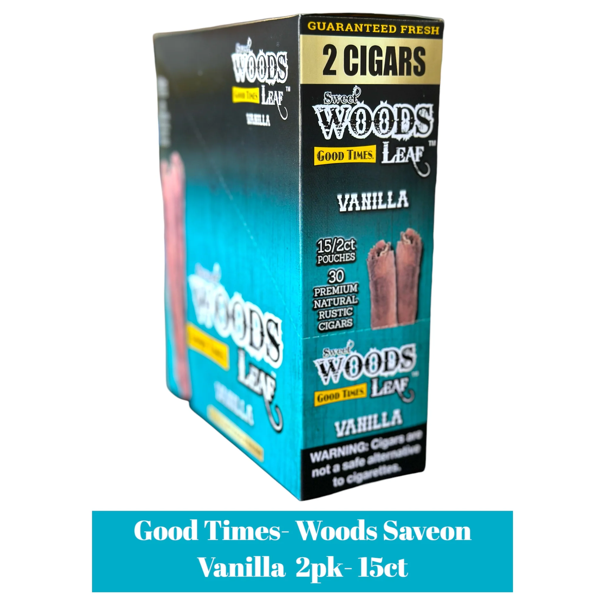 Good Times Woods Saveon Cigarillos Pouch 2pk Display- 15ct - Image 5