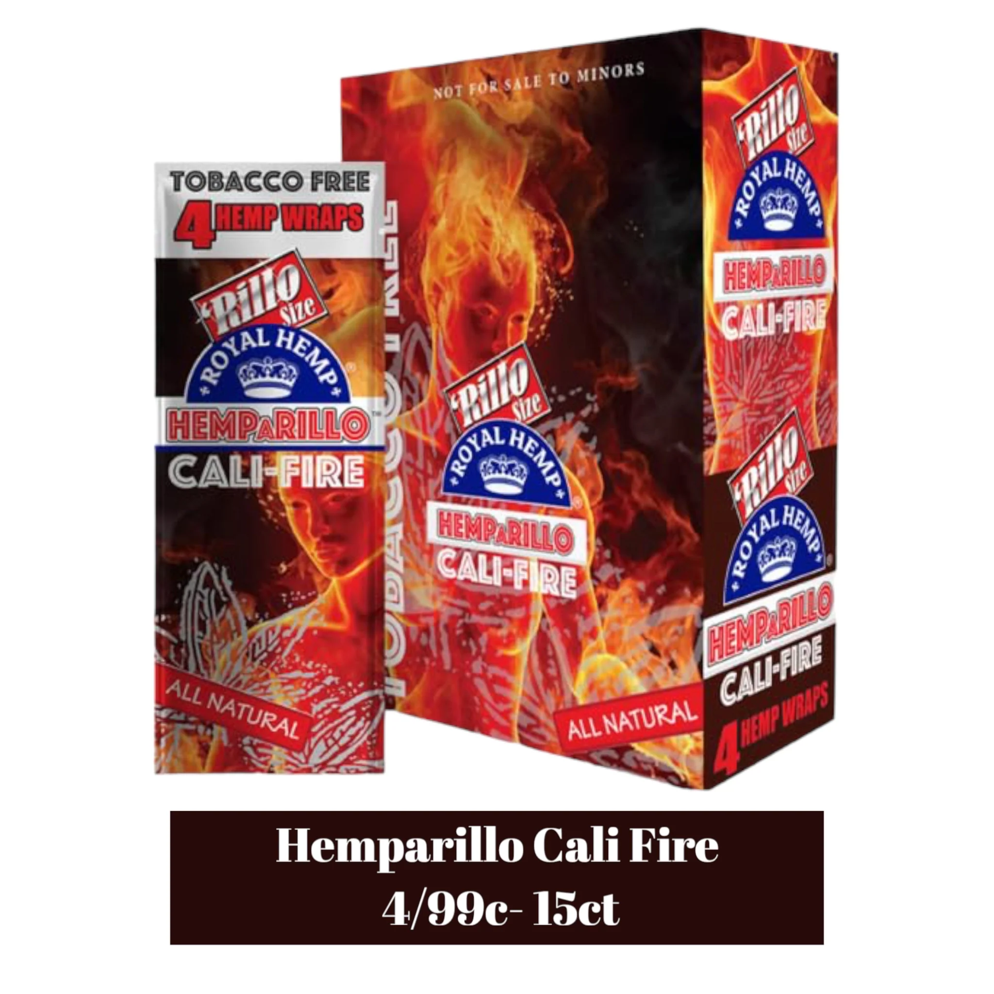Hemparillo Wraps 4/99c Pouch Display- 15ct - Image 11