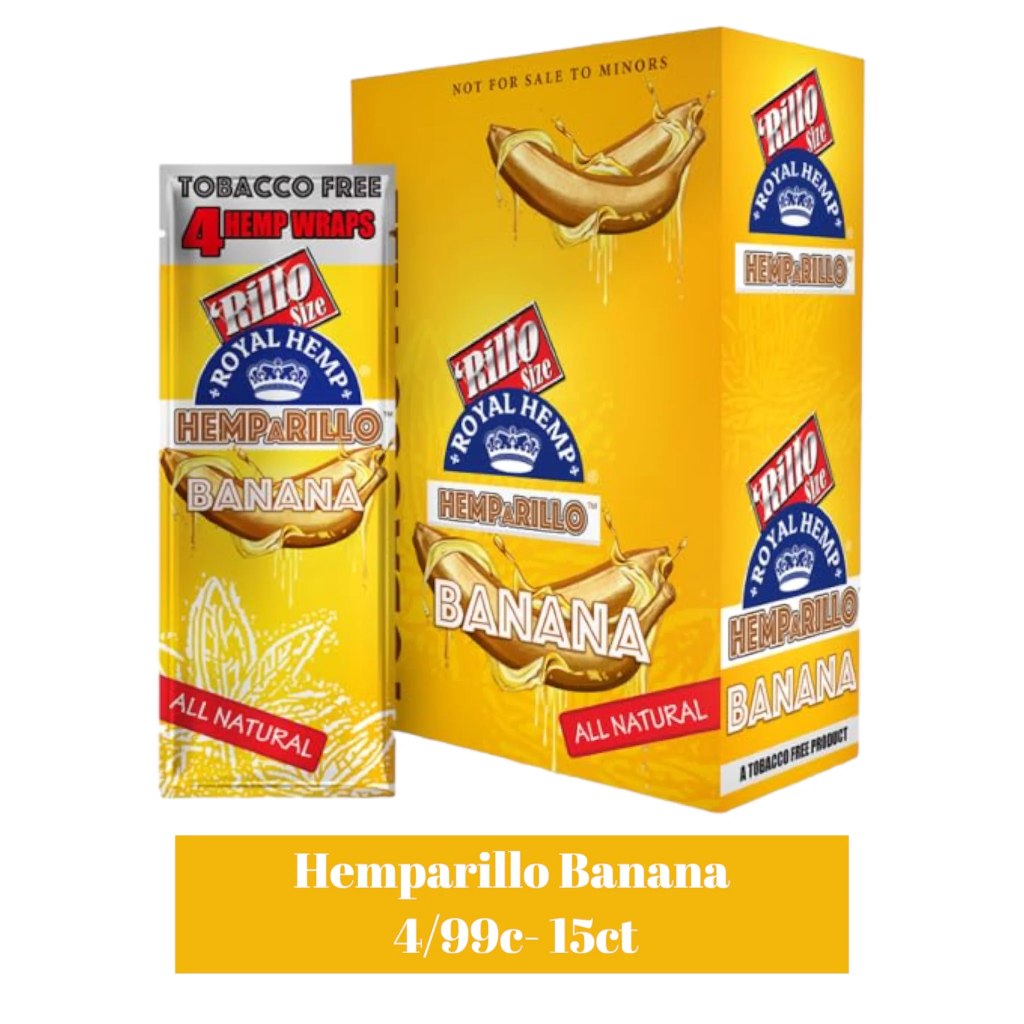 Hemparillo Wraps 4/99c Pouch Display- 15ct - Image 9
