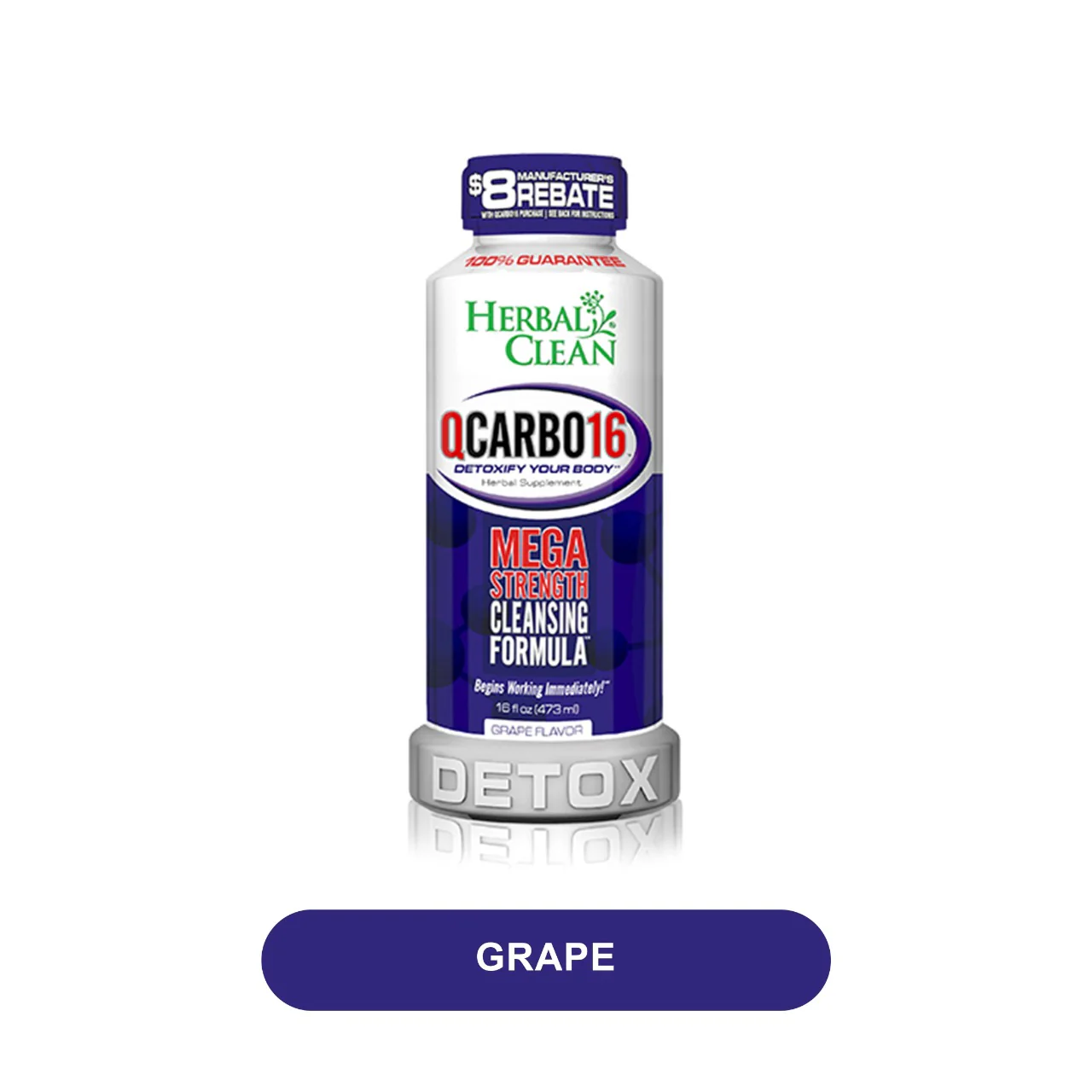 Herbal Clean QCarbo 16oz Same day Detox - Image 7