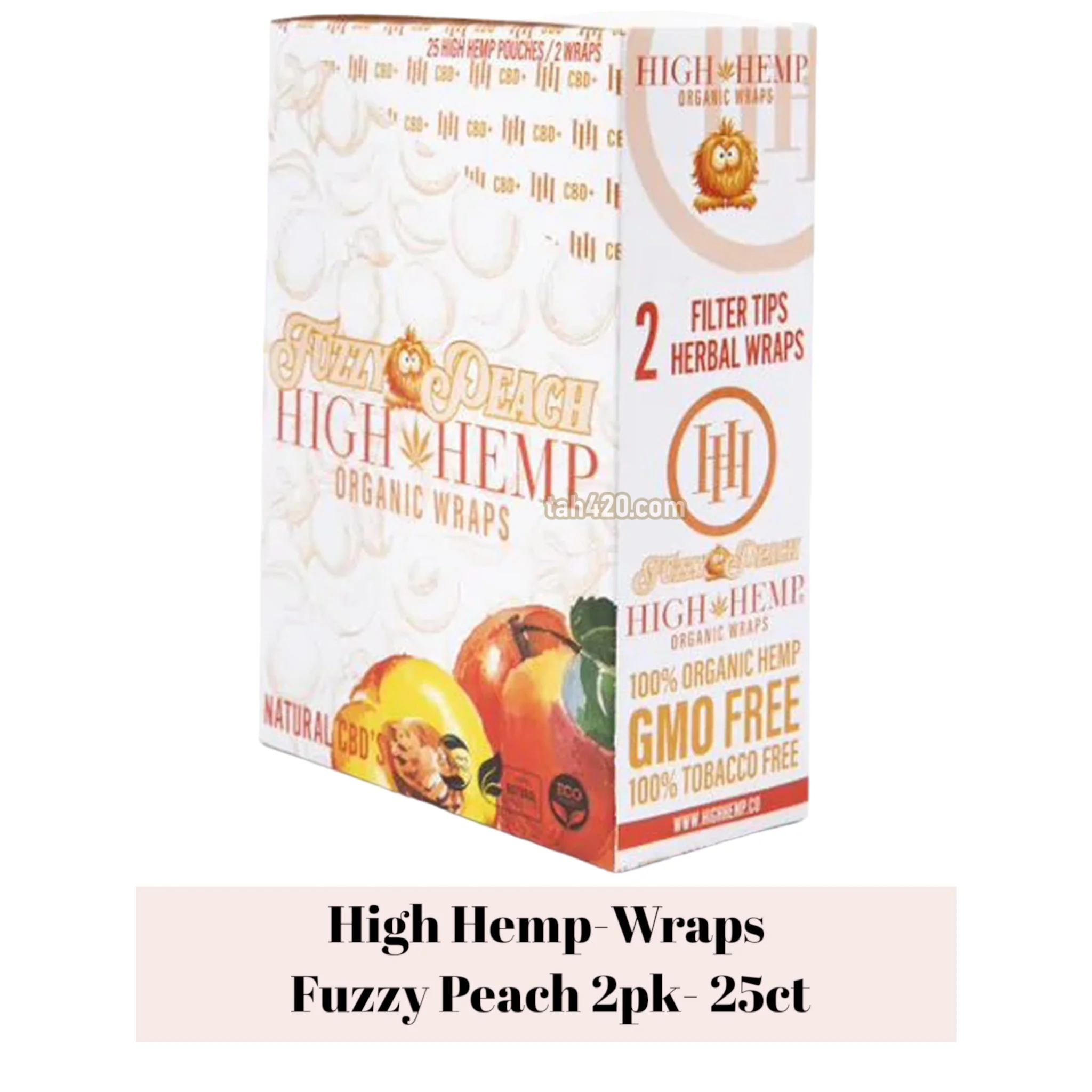 High Hemp Herbal Blunt Wraps 2pk- 25ct - Image 10
