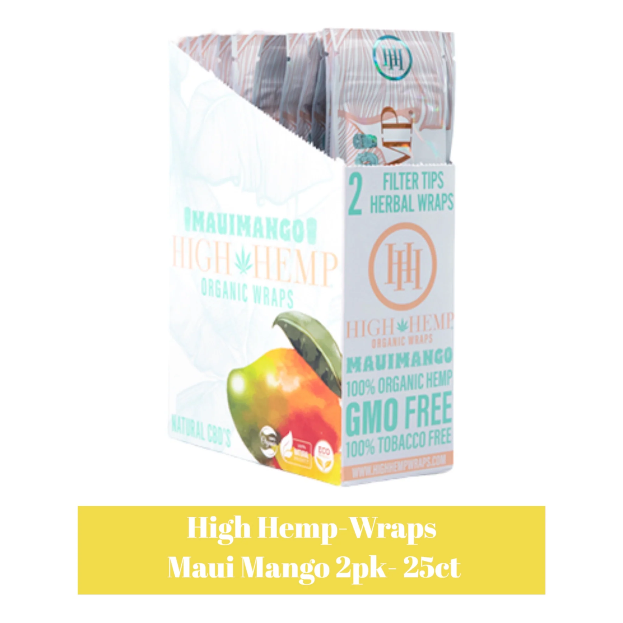 High Hemp Herbal Blunt Wraps 2pk- 25ct - Image 15