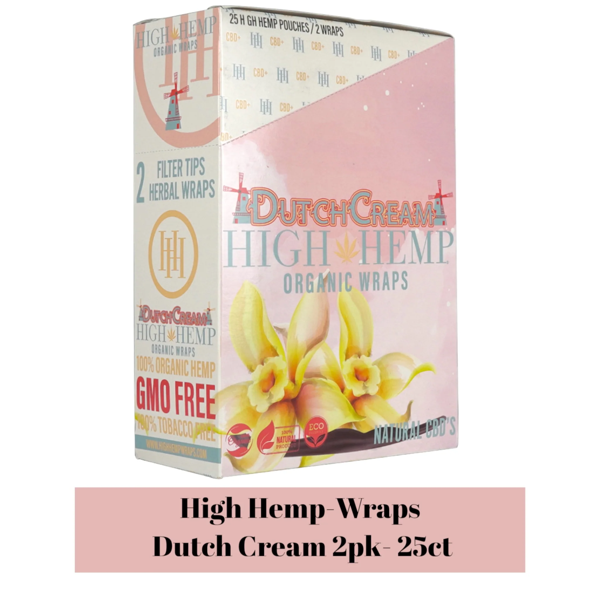High Hemp Herbal Blunt Wraps 2pk- 25ct - Image 8