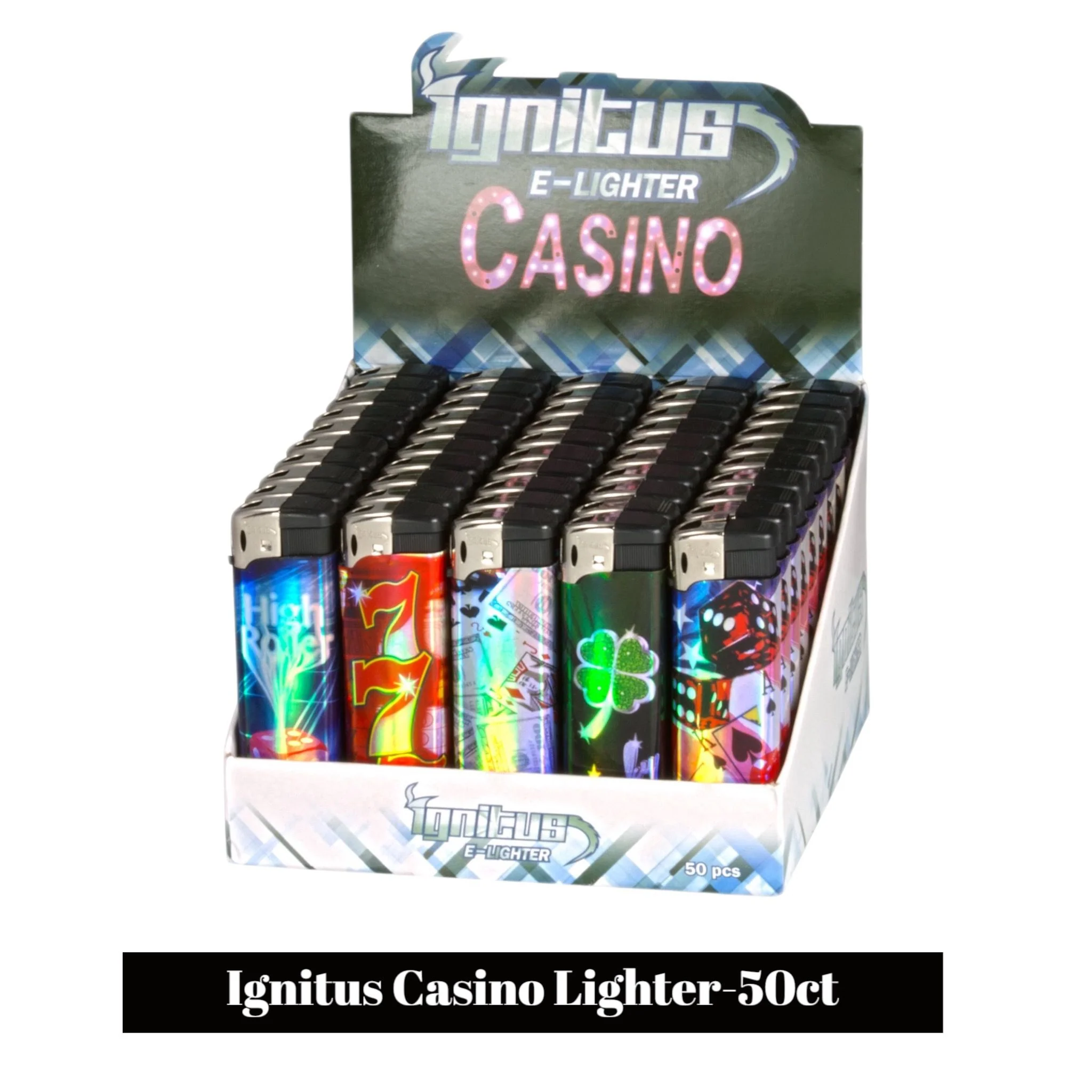 Ignitus Casino Lighter-50ct - Image 2
