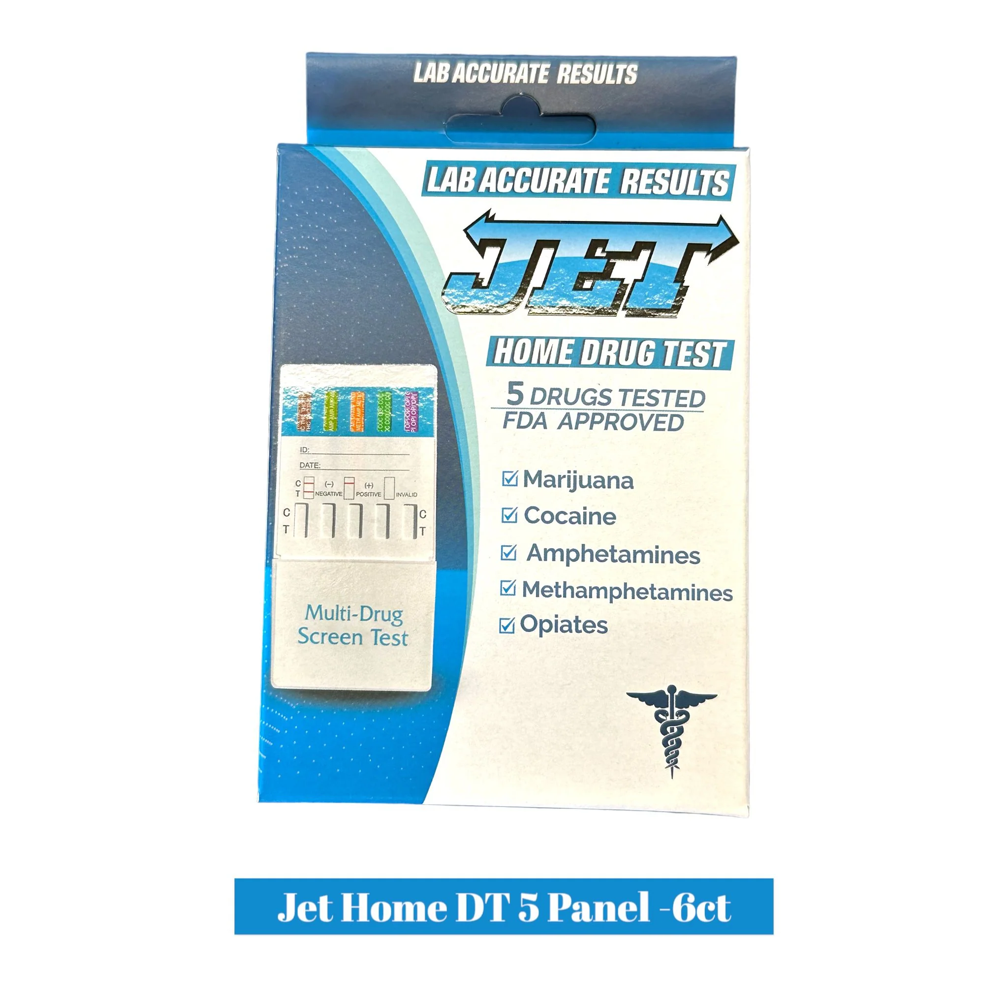 Jet Home Drug Test Kit - 6ct - Image 2