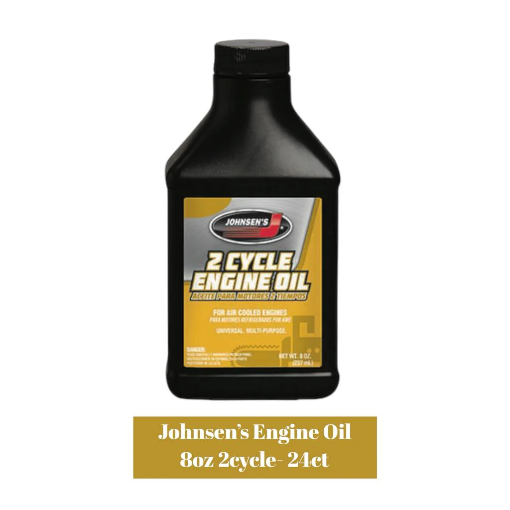 Johnsen’s Engine Oil 8oz 2cycle- 24ct - Image 2