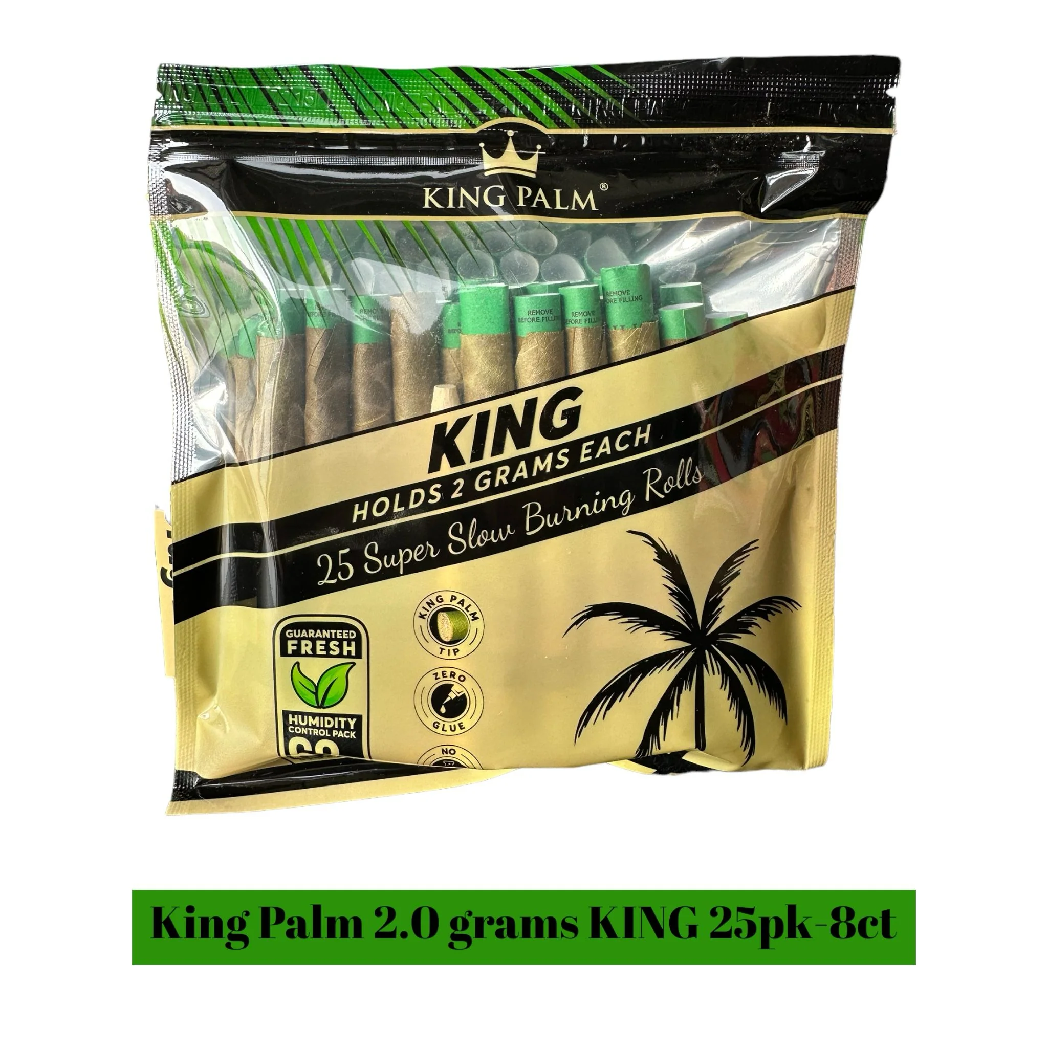 King Palm 2.0g-King Rolls 25pack-8ct - Image 2