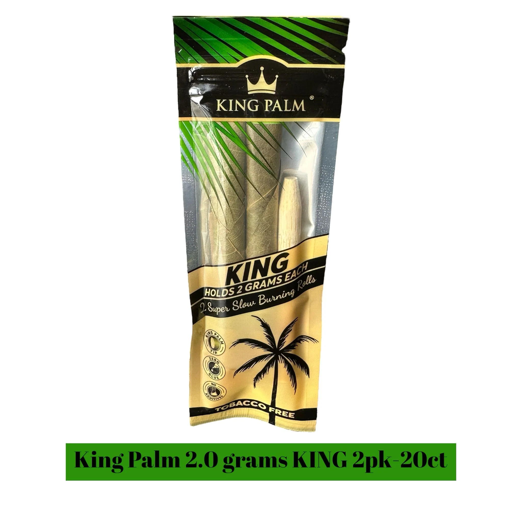 King Palm 2.0g-King Rolls 2pack-20ct - Image 2
