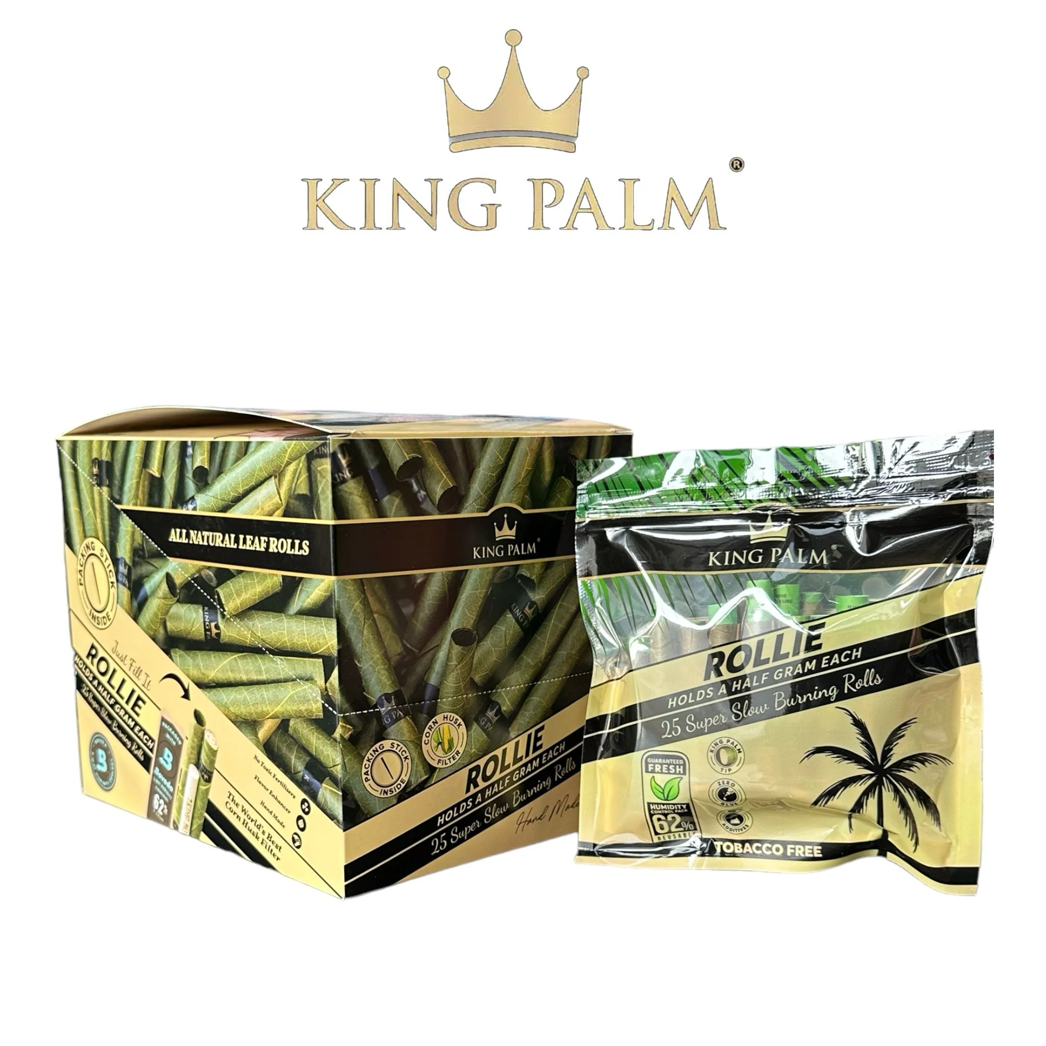 King Palm Rollie 25pk- 8ct