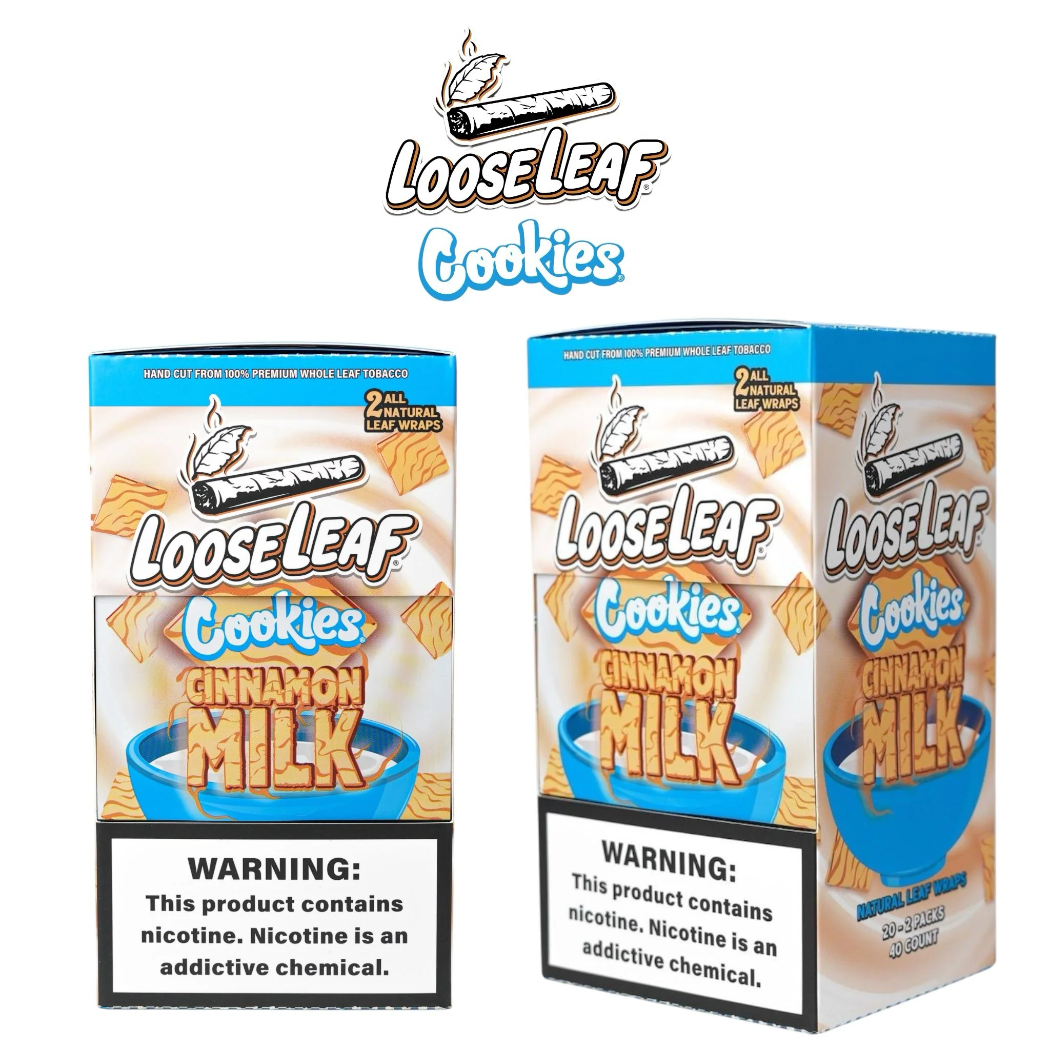 LooseLeaf wraps-Cinnamon Milk 2pk-20ct
