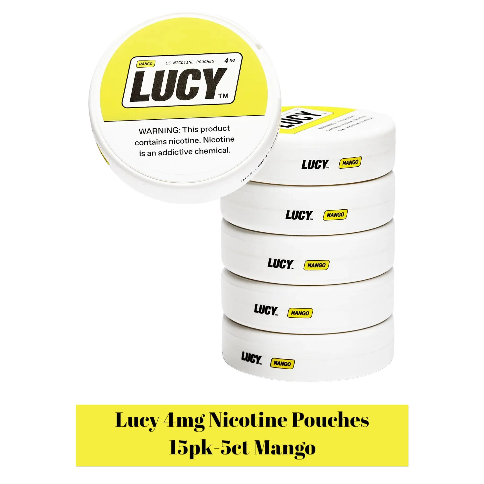 LUCY Nicotine Pouches 4mg 15pk -5ct - Image 5
