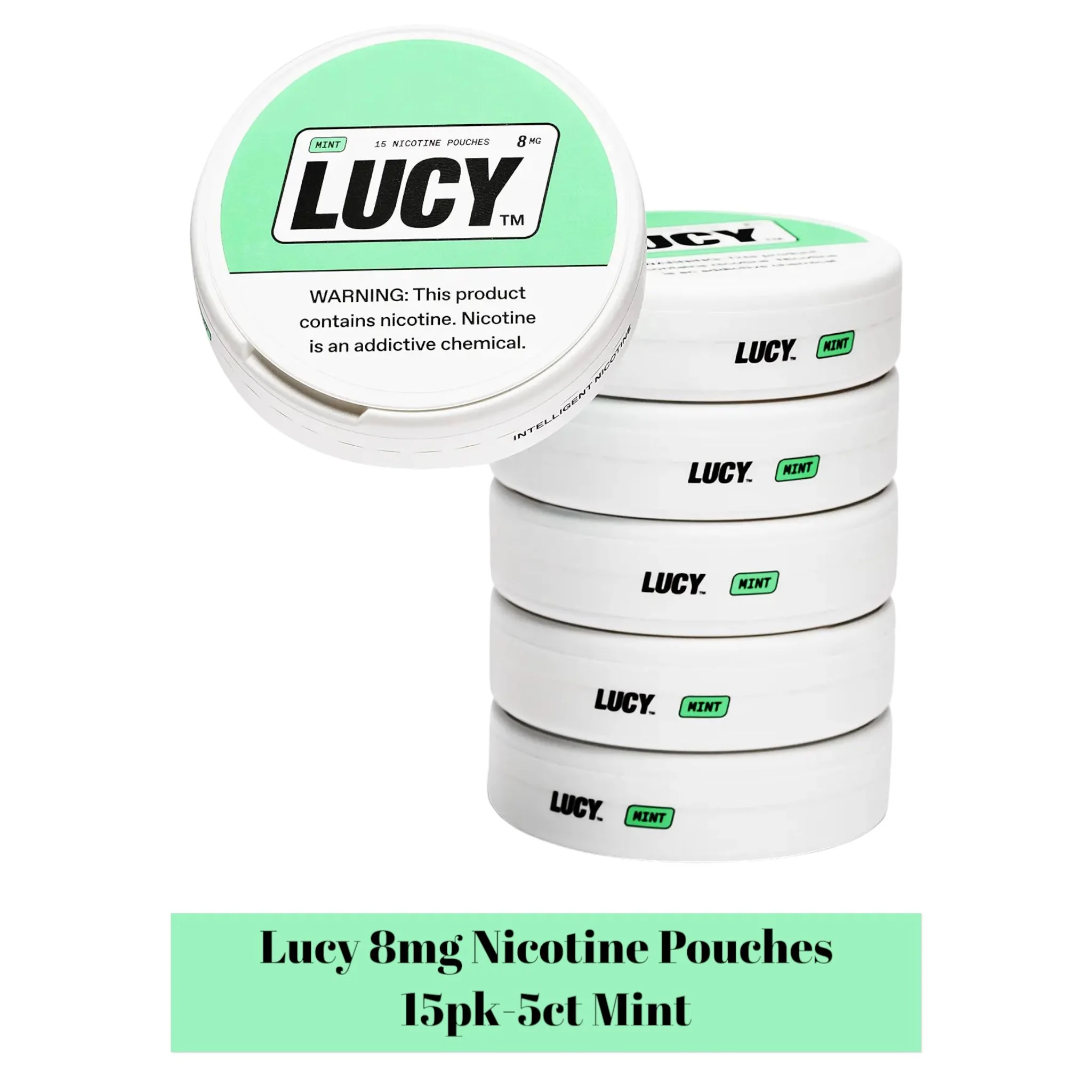 LUCY Nicotine Pouches 8mg 15pk -5ct - Image 6