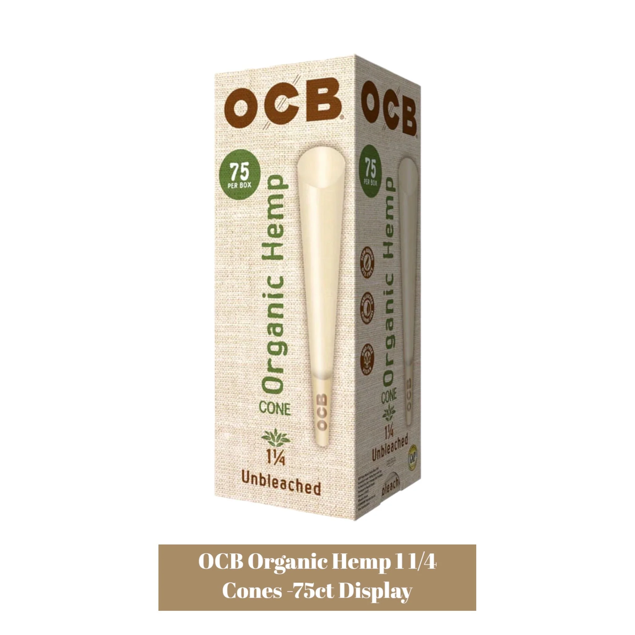 OCB 1 1/4 Rolling Paper Cones-75ct - Image 4