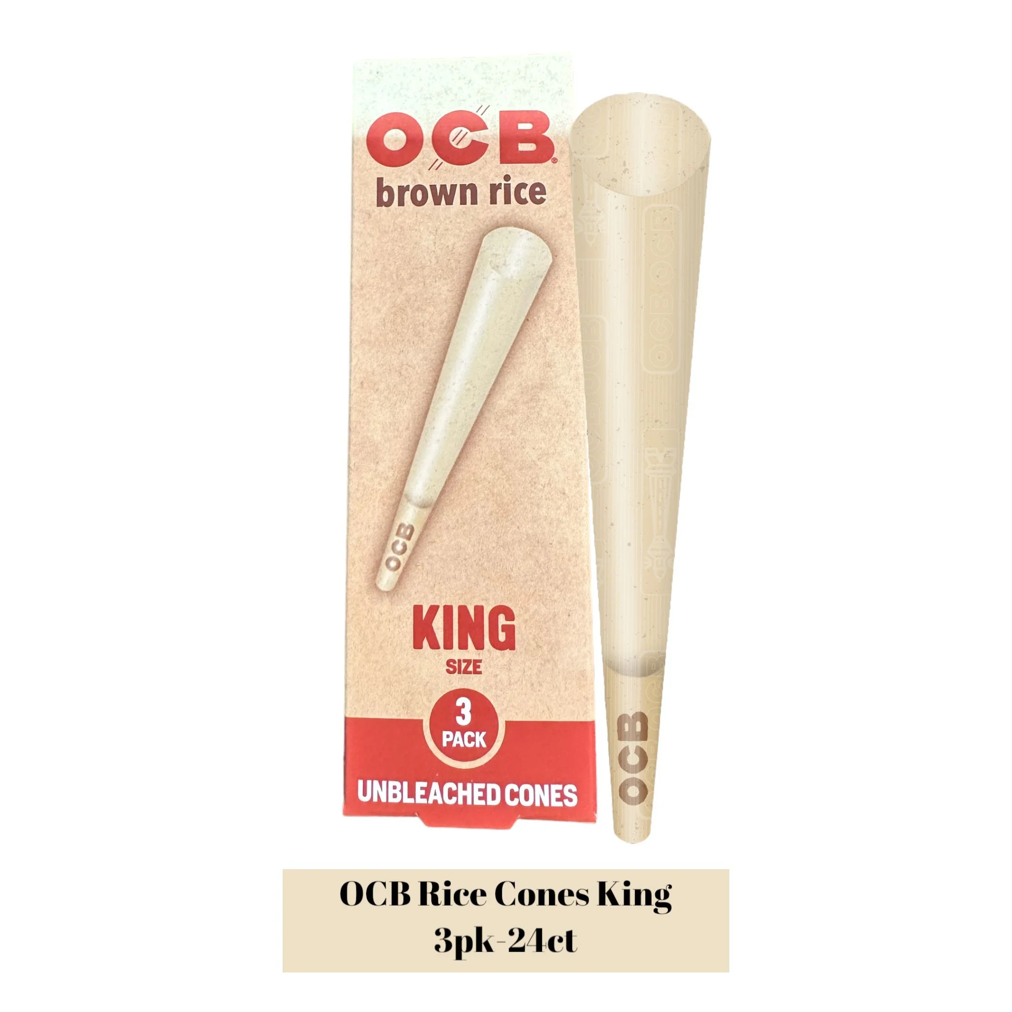 OCB Rice Cones King 3pk-24ct - Image 2