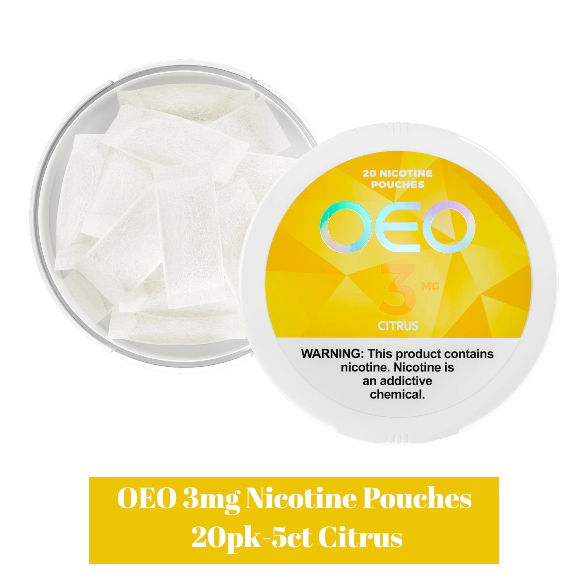 OEO Nicotine Pouch 3mg 20pk- 5ct - Image 3