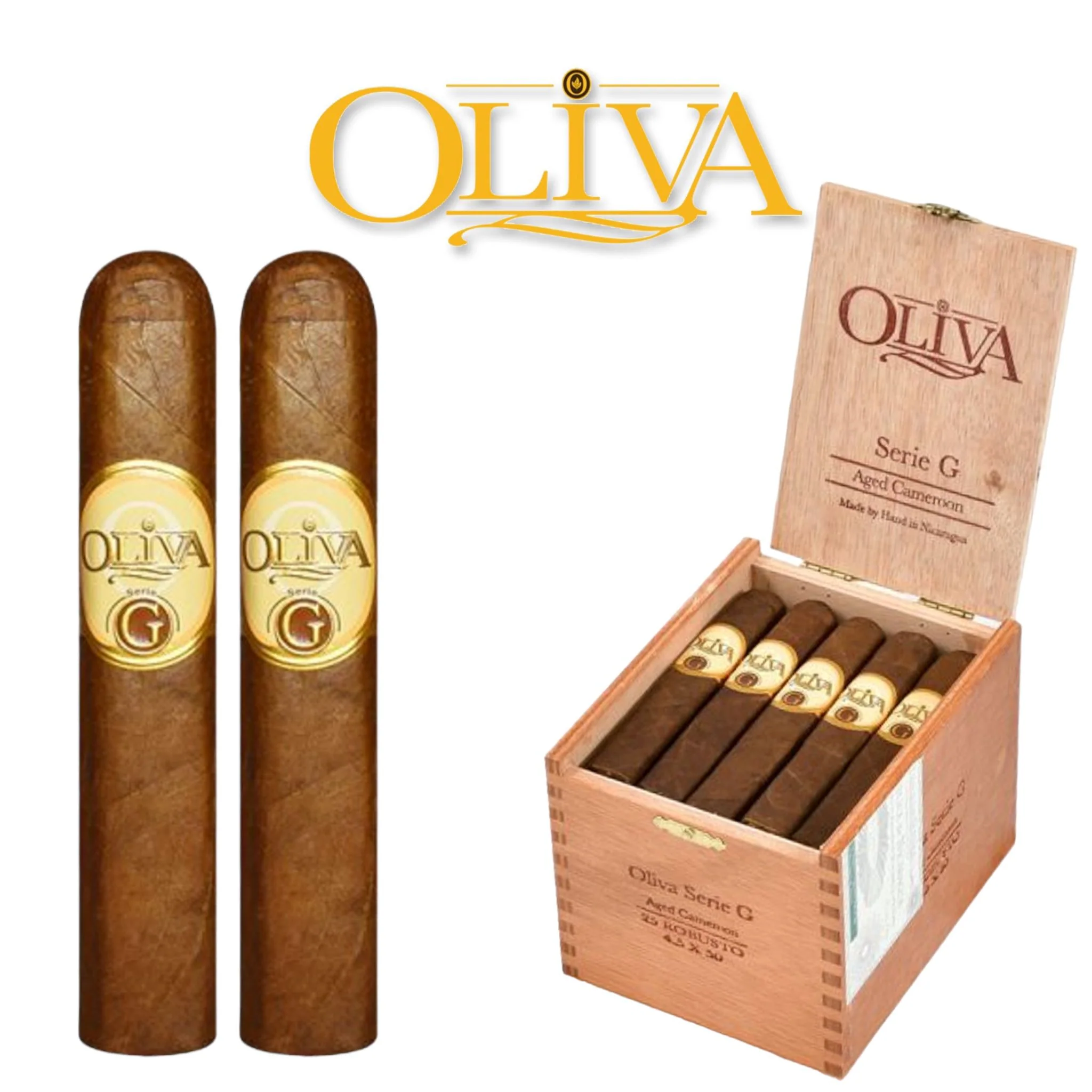 Oliva Serie G Cameroon Robusto 25ct