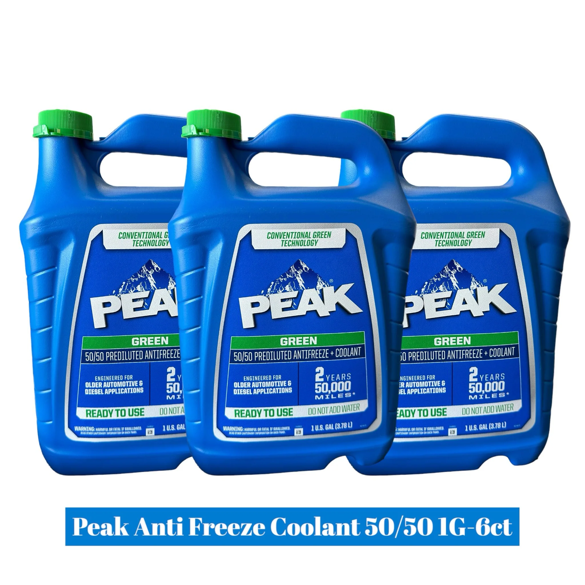 Peak Antifreeze Coolant 50/50 1G-6ct - Image 2