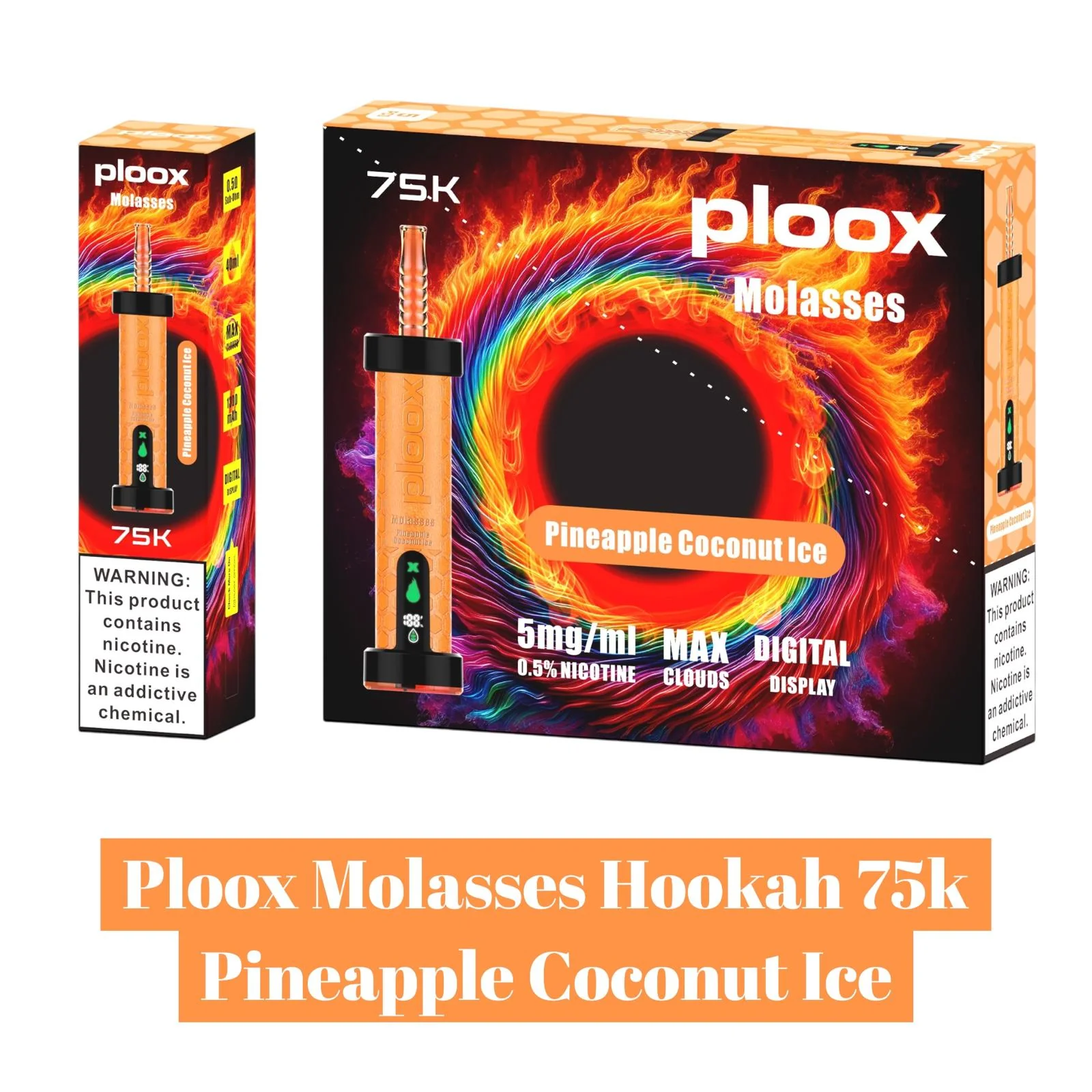 Ploox Molasses Hookah 75k -5pk - Image 13