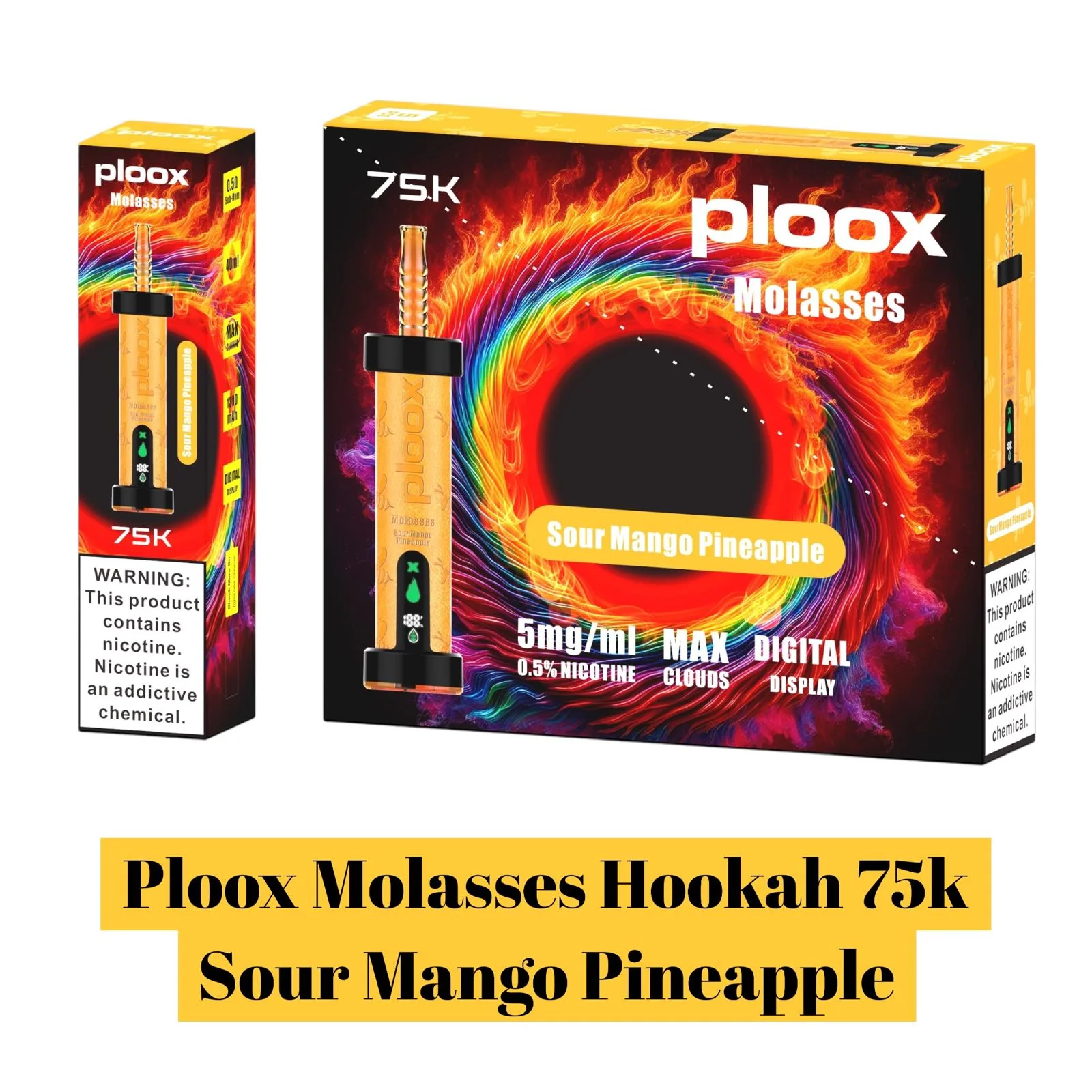 Ploox Molasses Hookah 75k -5pk - Image 15