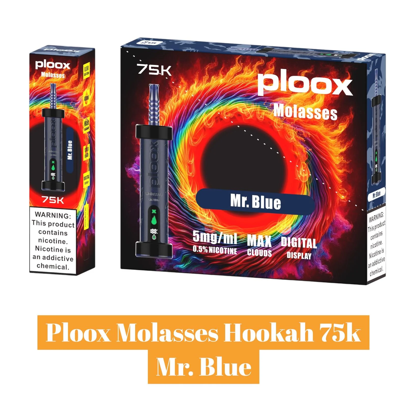 Ploox Molasses Hookah 75k -5pk - Image 3