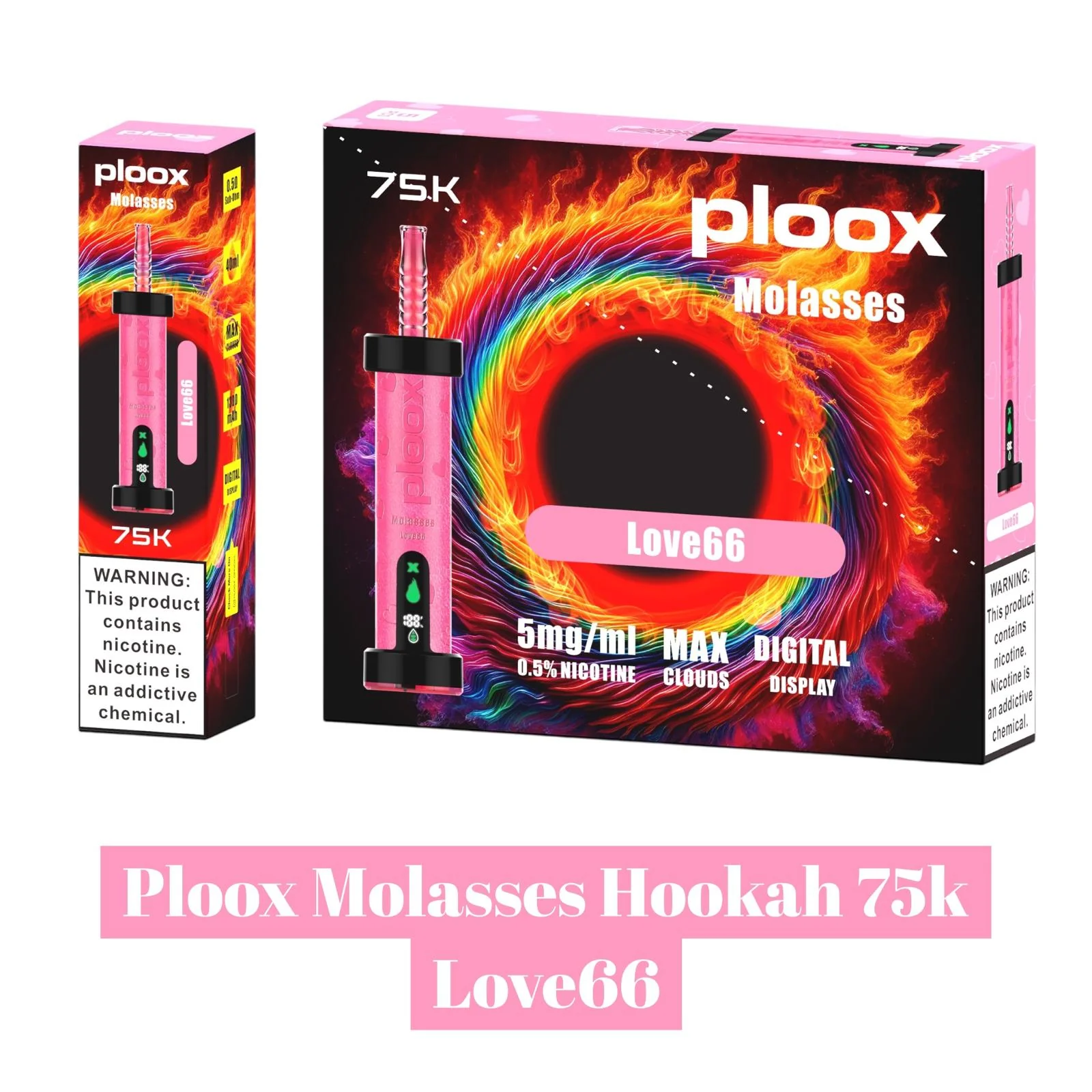 Ploox Molasses Hookah 75k -5pk - Image 5