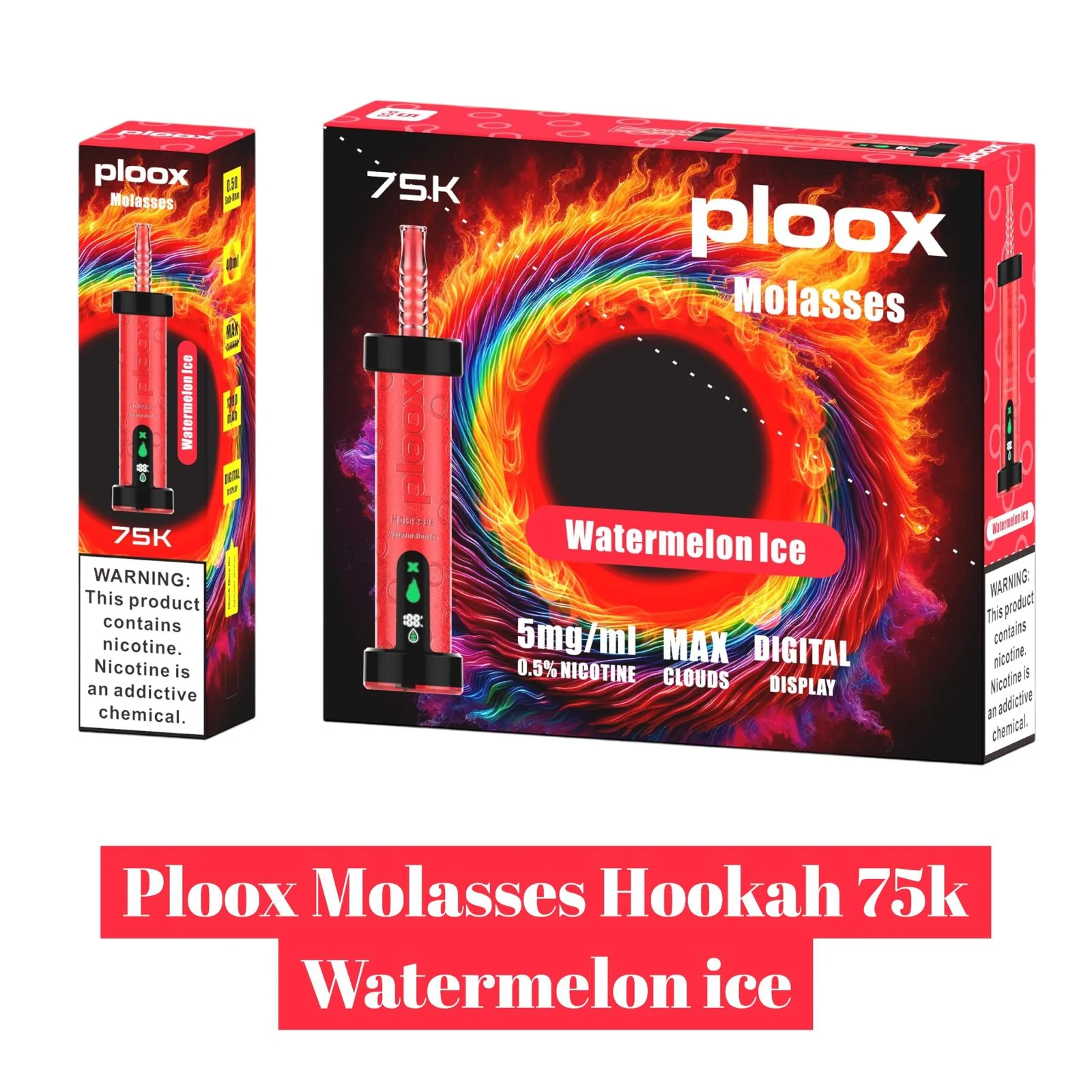 Ploox Molasses Hookah 75k -5pk - Image 7
