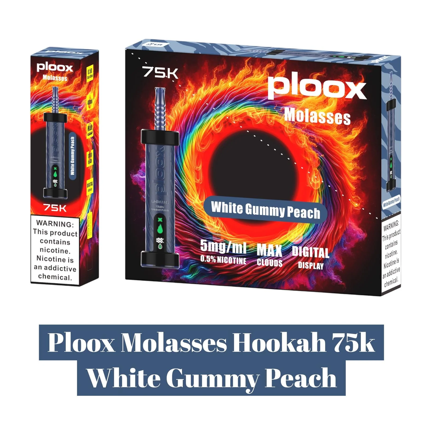Ploox Molasses Hookah 75k -5pk - Image 9