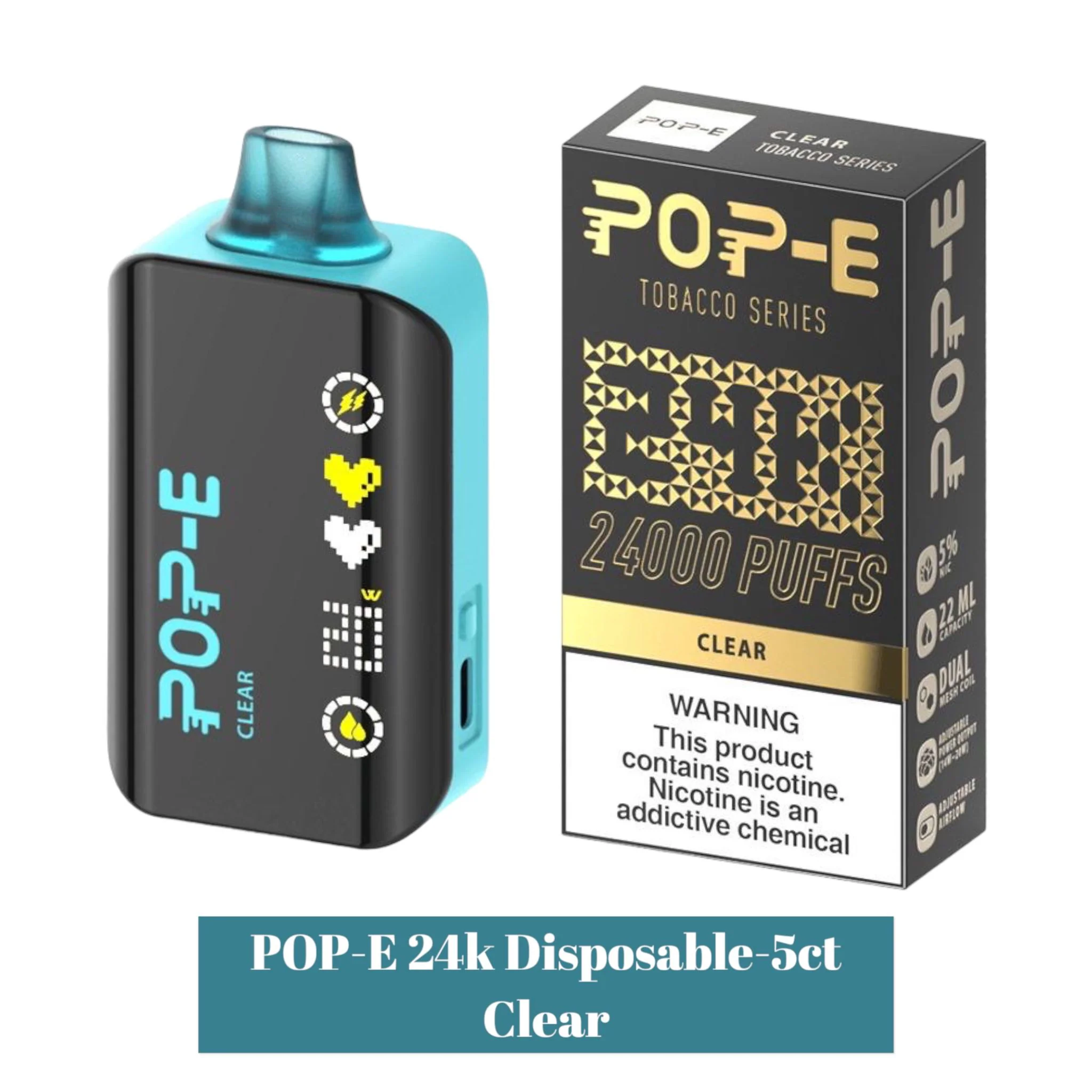 POP-E 24K Disposable - 5ct - Image 3