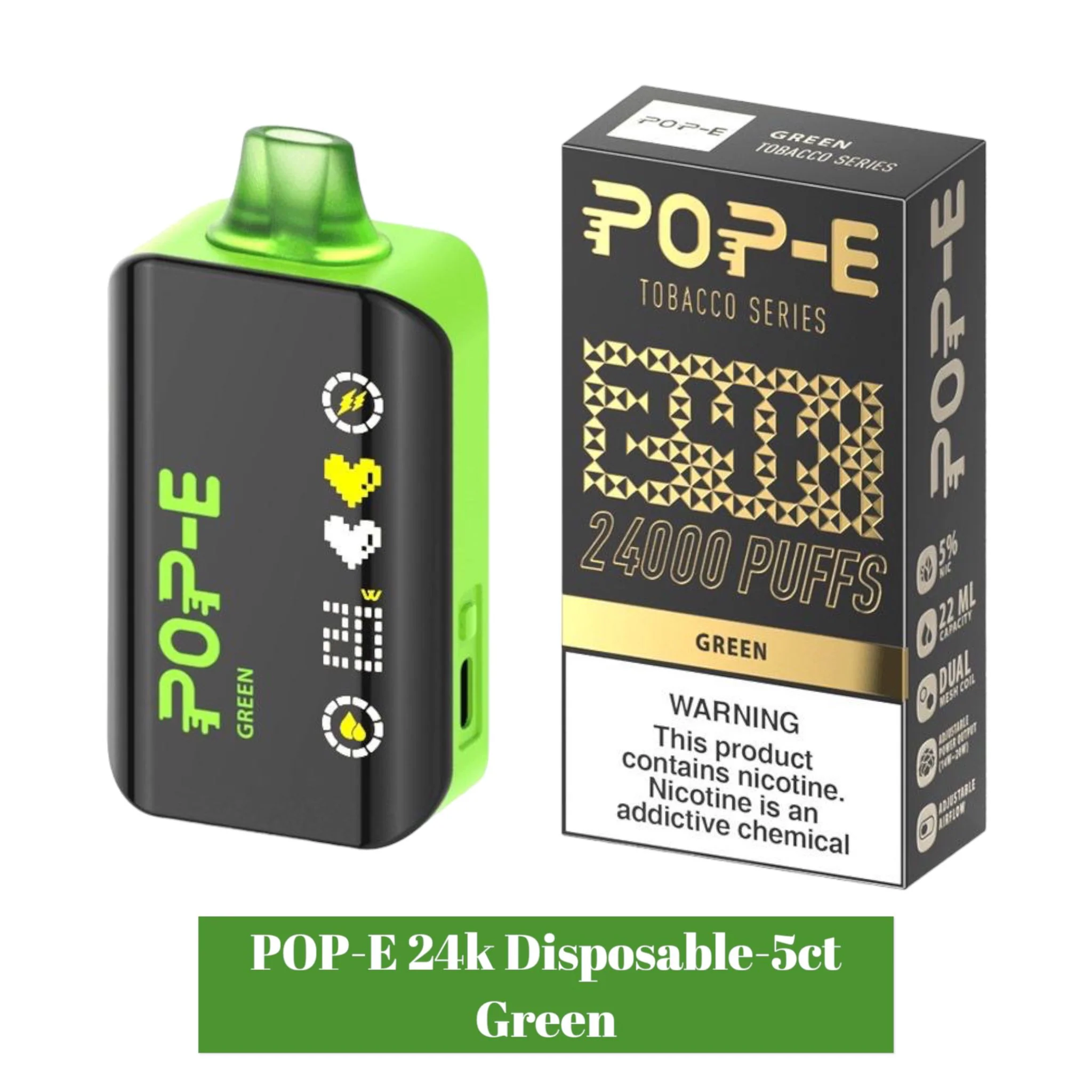 POP-E 24K Disposable - 5ct - Image 5