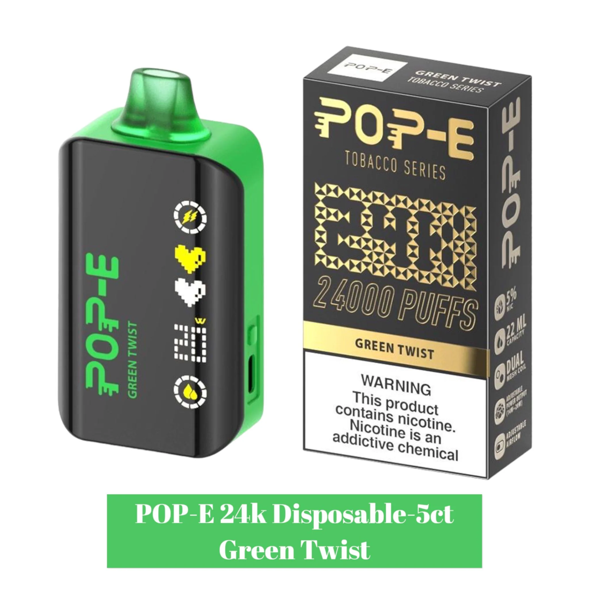 POP-E 24K Disposable - 5ct - Image 6